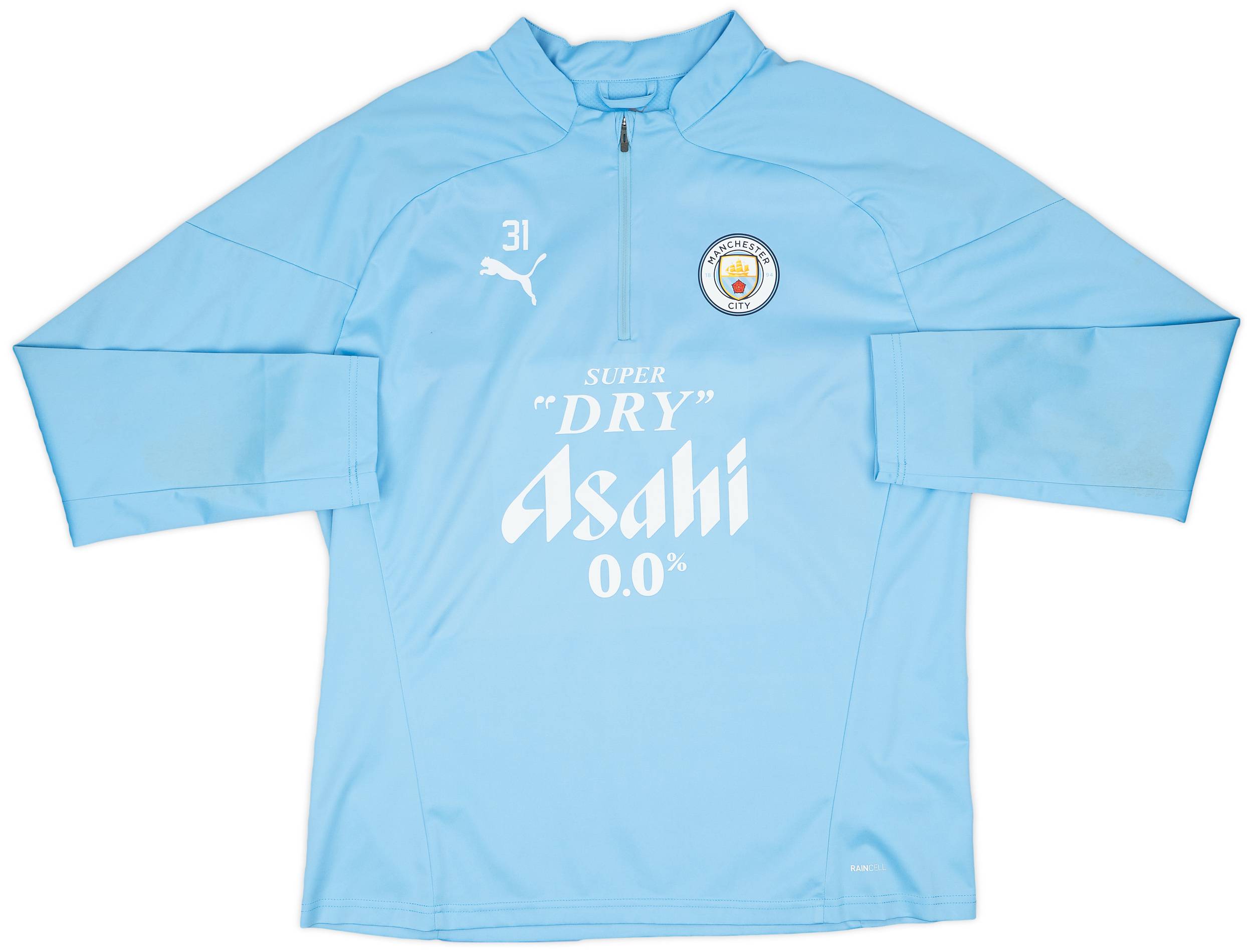 2023-24 Manchester City Player Issue 1/4 Zip Rain Top #31