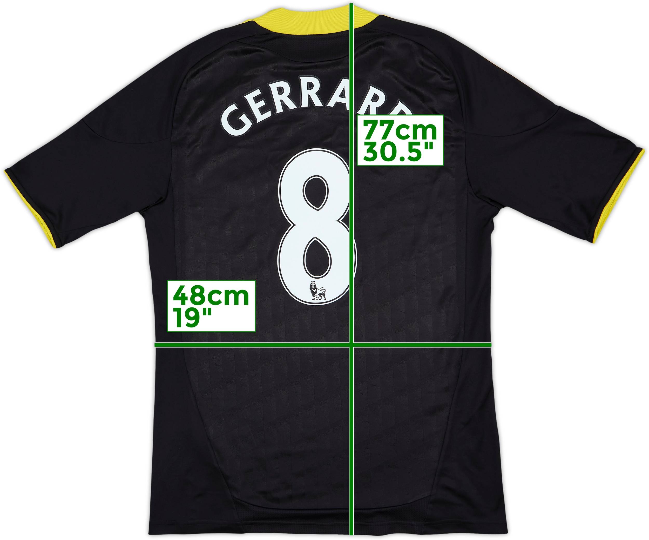海外最新 - #8 Gerrard Shirt Third Liverpool 2010-11 6/10 (M) - ウェア