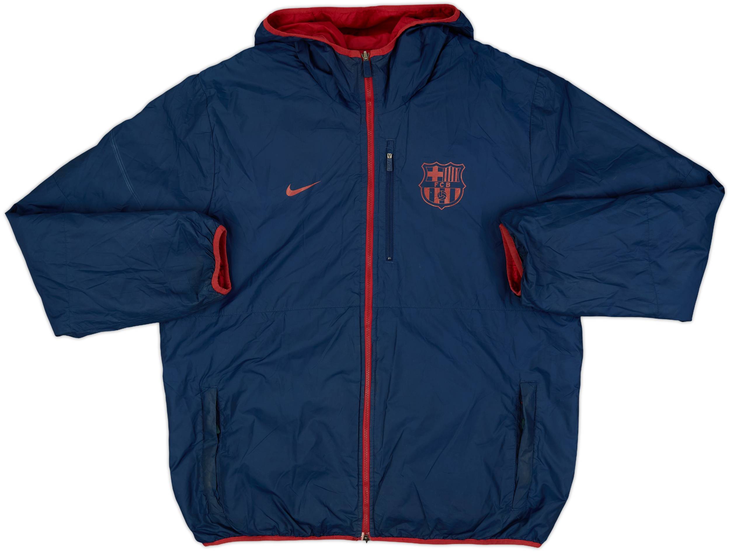 2013-14 Barcelona Nike Reversible Padded Bench Coat - 7/10 - (XL)