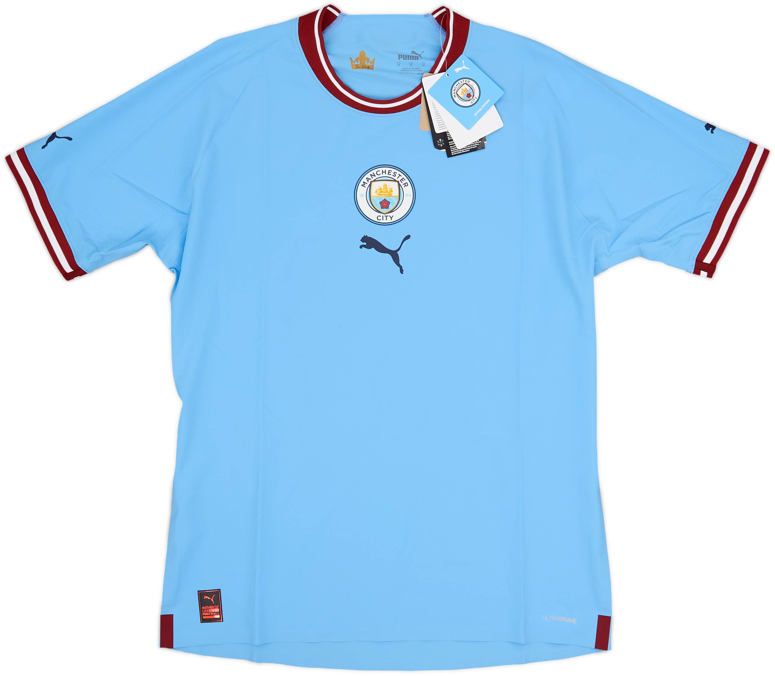 2022-23 Manchester City Authentic Home Shirt Haaland #9 (M)