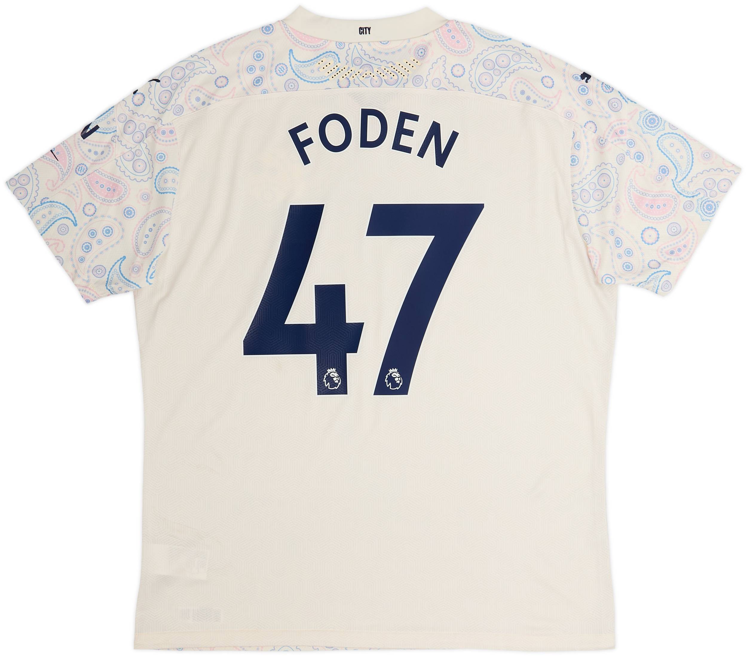 2020-21 Manchester City Authentic Third Shirt Foden #47 (XL)