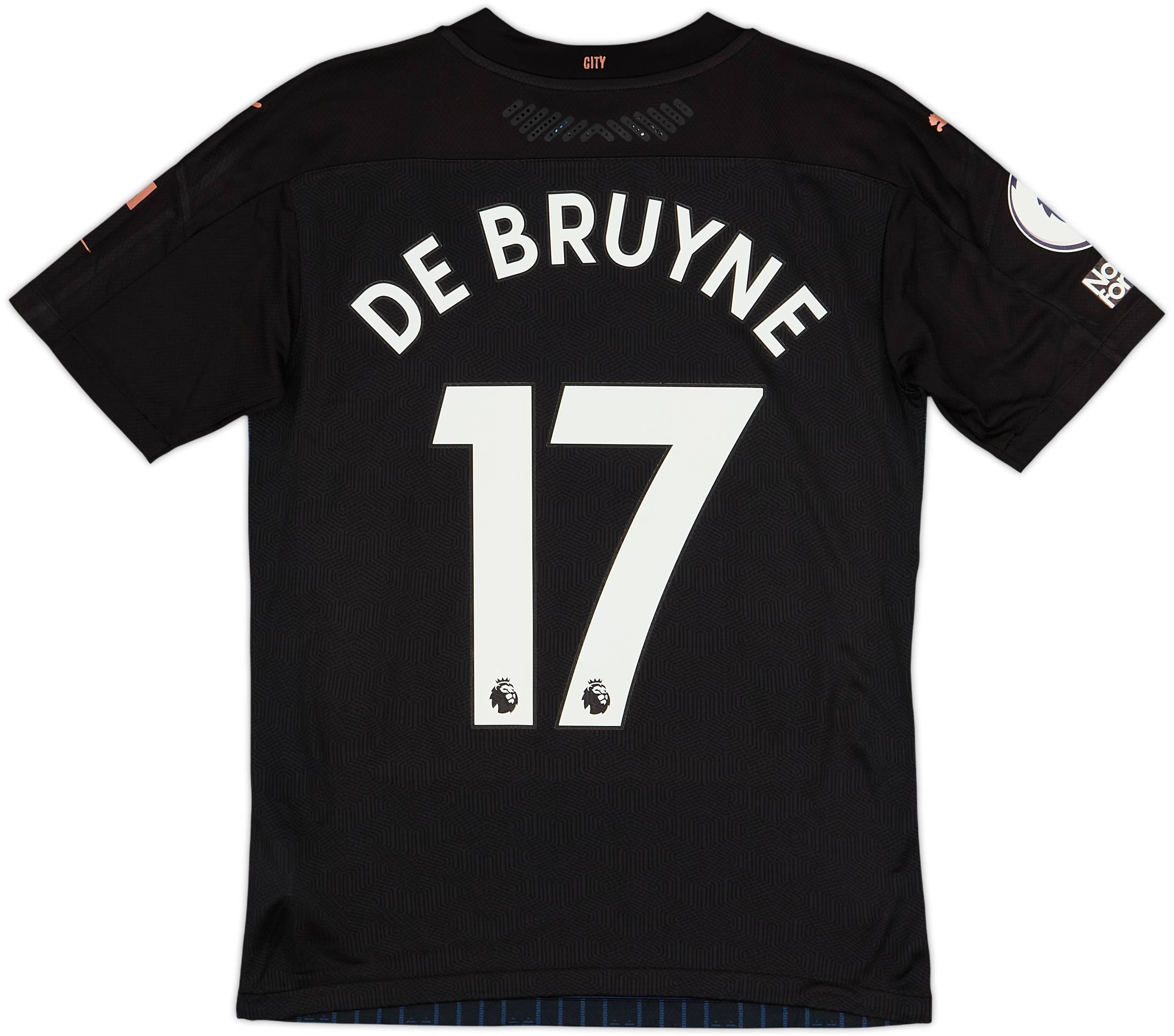 2020-21 Manchester City Authentic Away Shirt De Bruyne #17 (S)