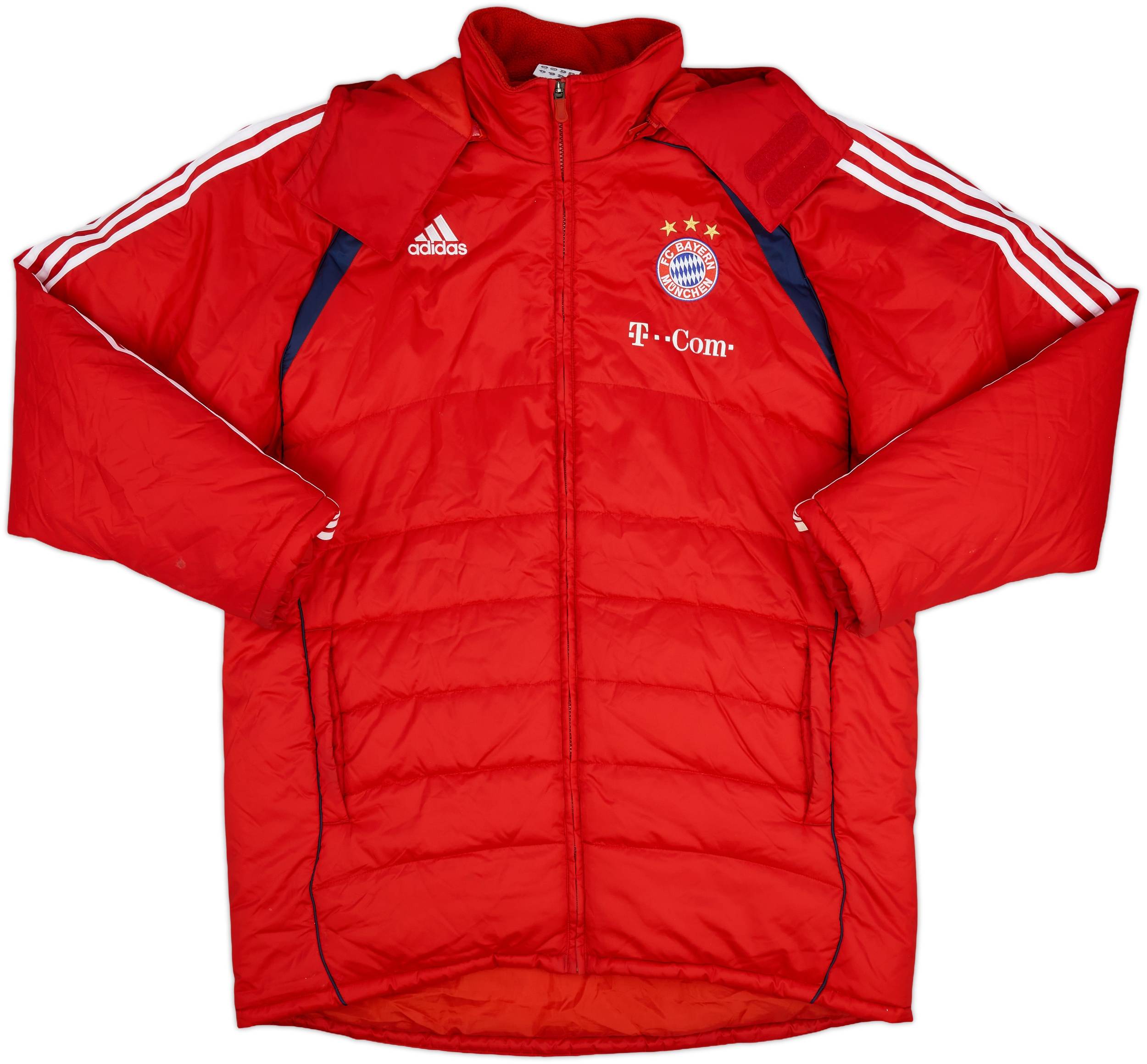 2008-09 Bayern Munich adidas Padded Bench Coat - 6/10 - (L)