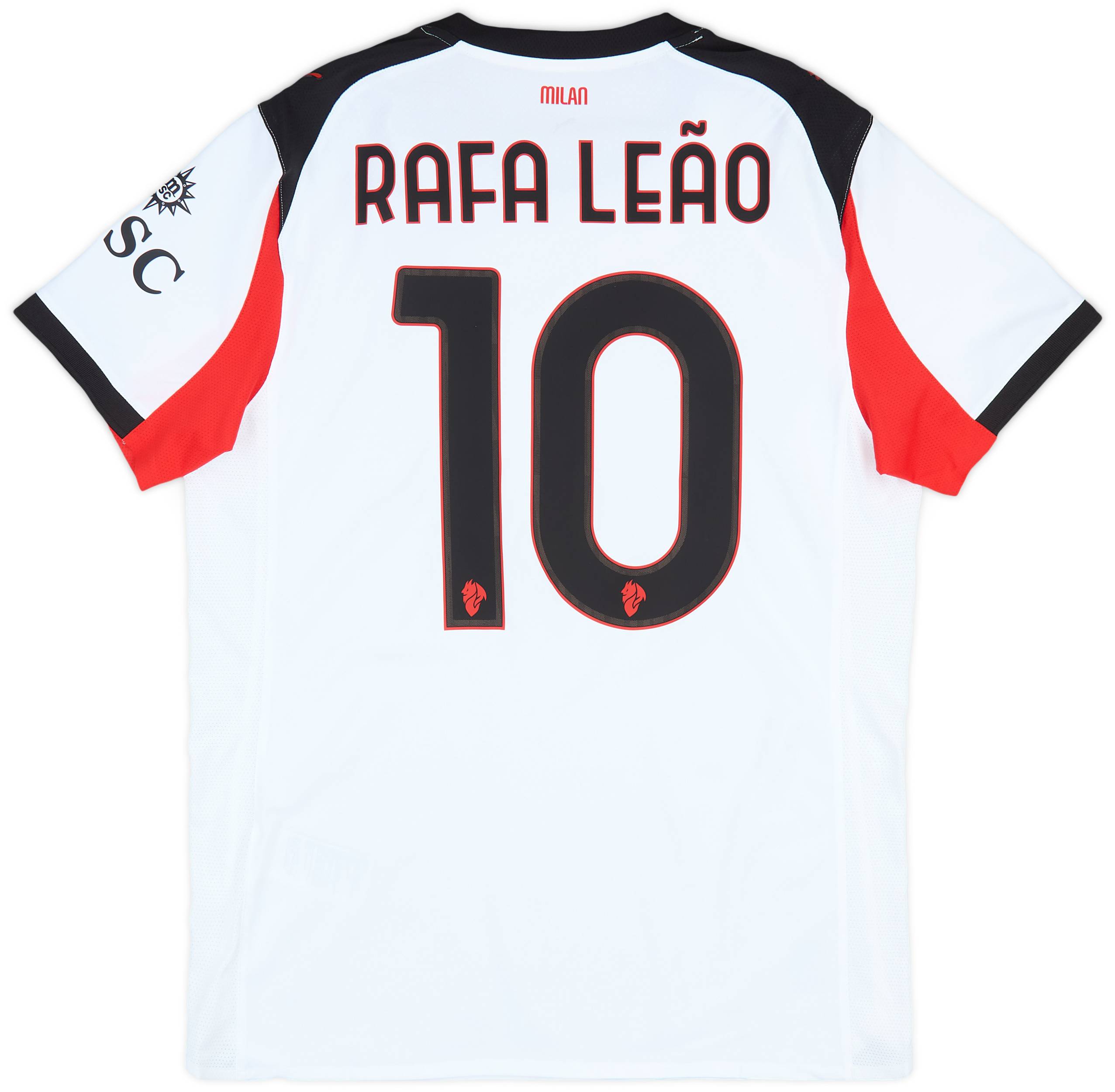 2025-26 AC Milan Authentic Away Shirt Rafa Leao #10
