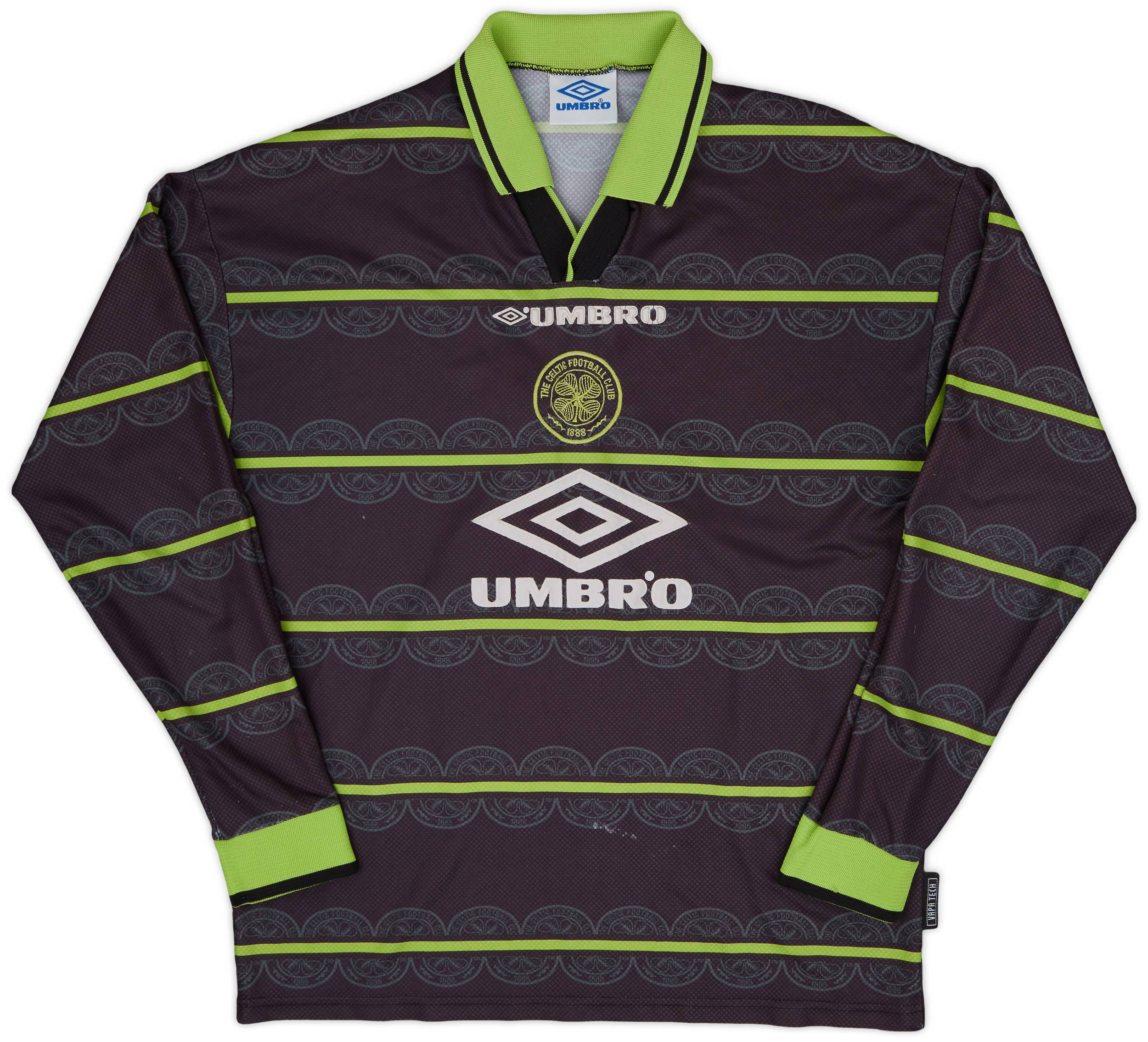 Celtic 1998/99 Away Jersey #7 Larsson Umbro Size 2XL | eBay