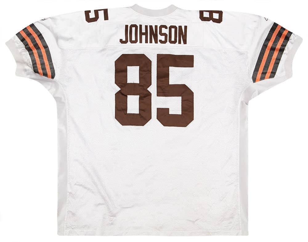 2002-03 Cleveland Browns Johnson #85 Authentic Reebok Jersey