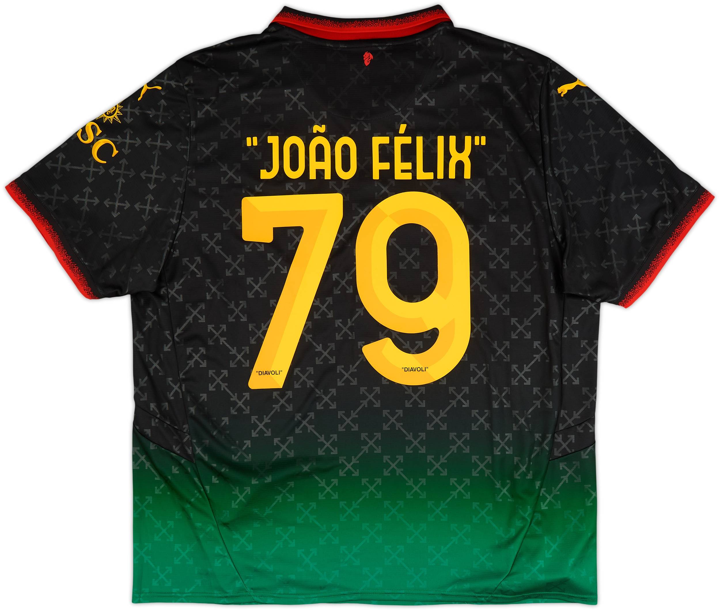 2024-25 AC Milan x Off White Fourth Shirt Joao Felix #79 (XXL)