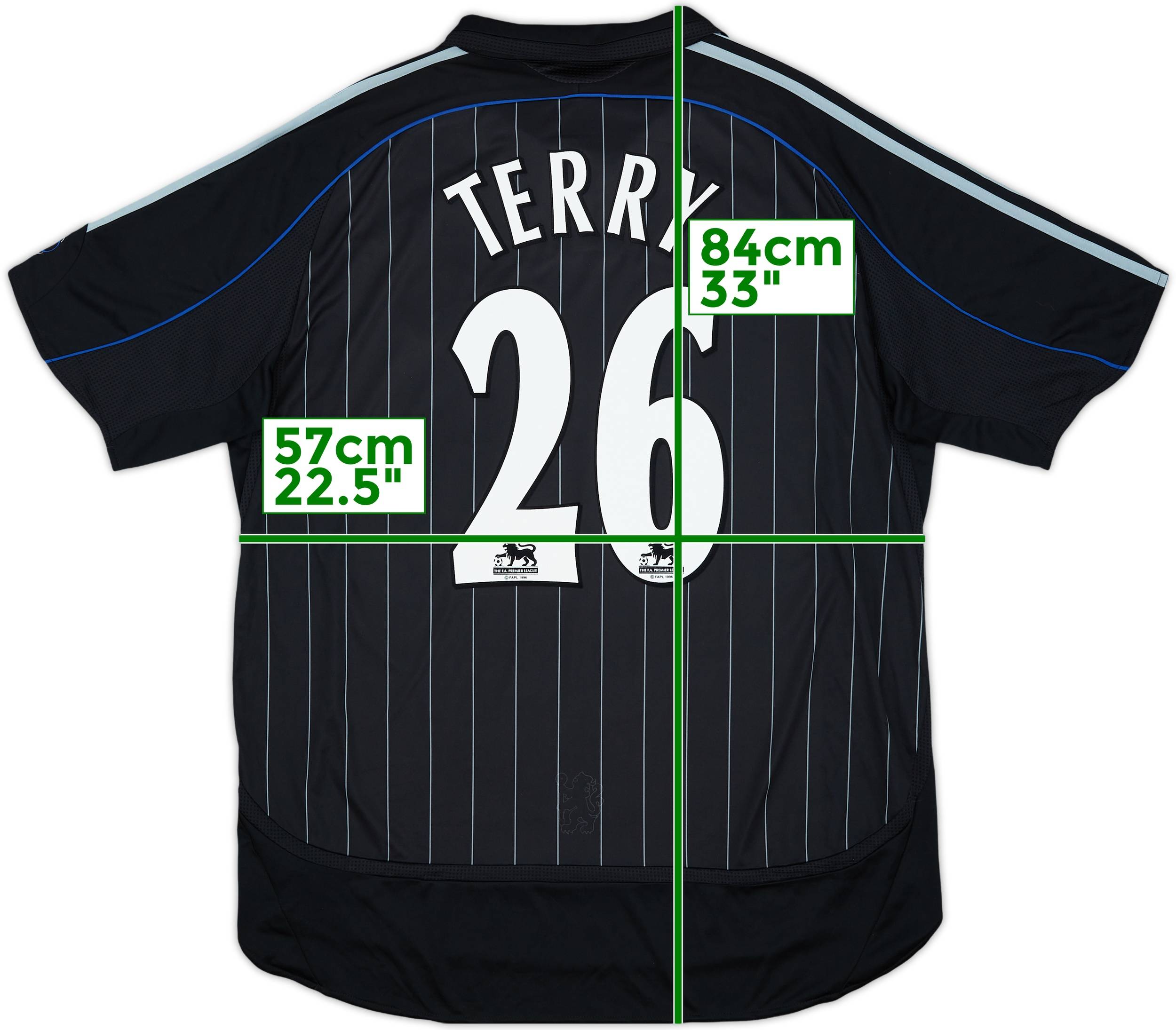 【超目玉枠】 2006-07 Chelsea Third Shirt Terry #26 - 6/10 - (XL) ウェア