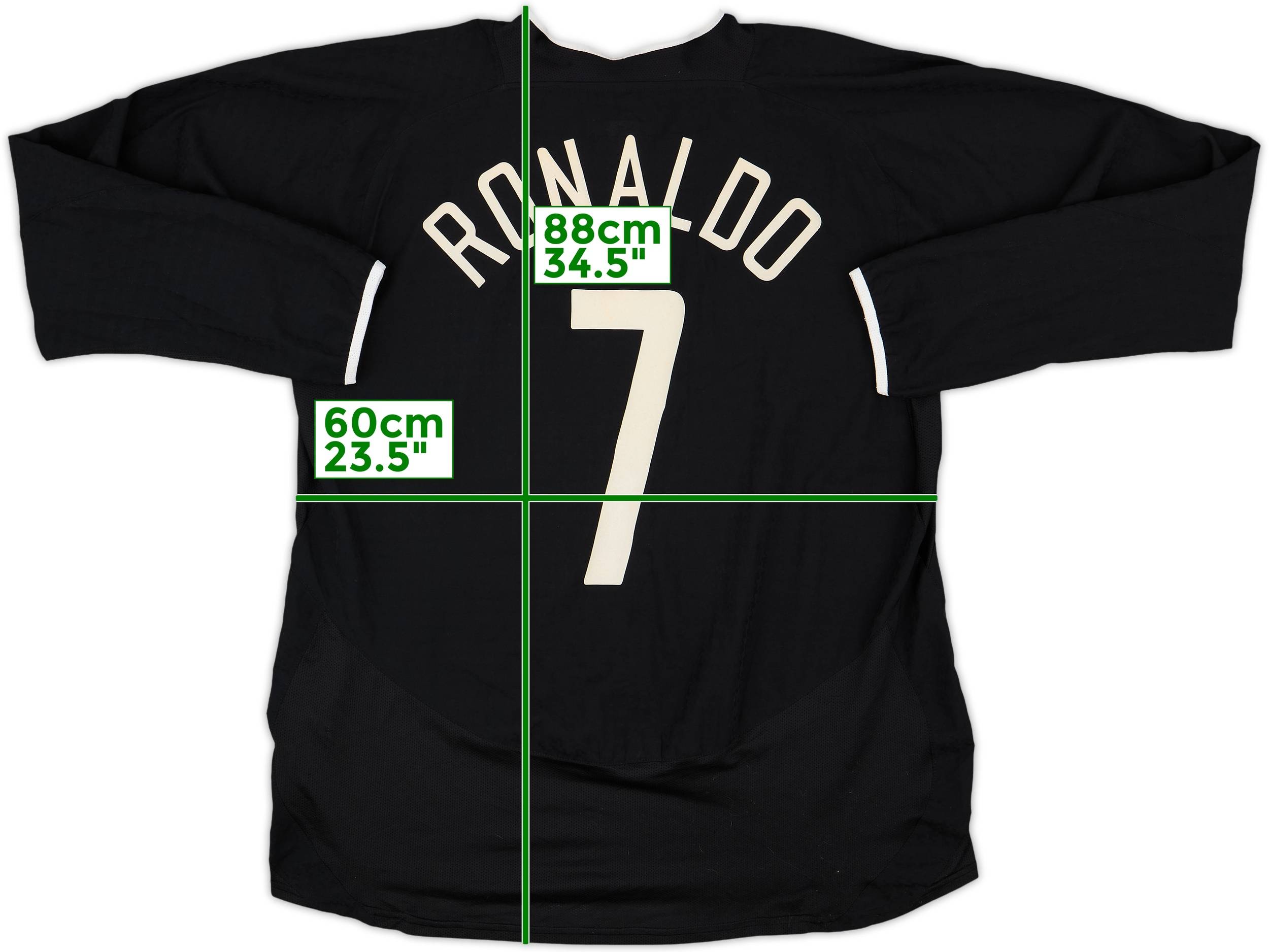 2004-05 Manchester United Player Issue Away L/S Shirt