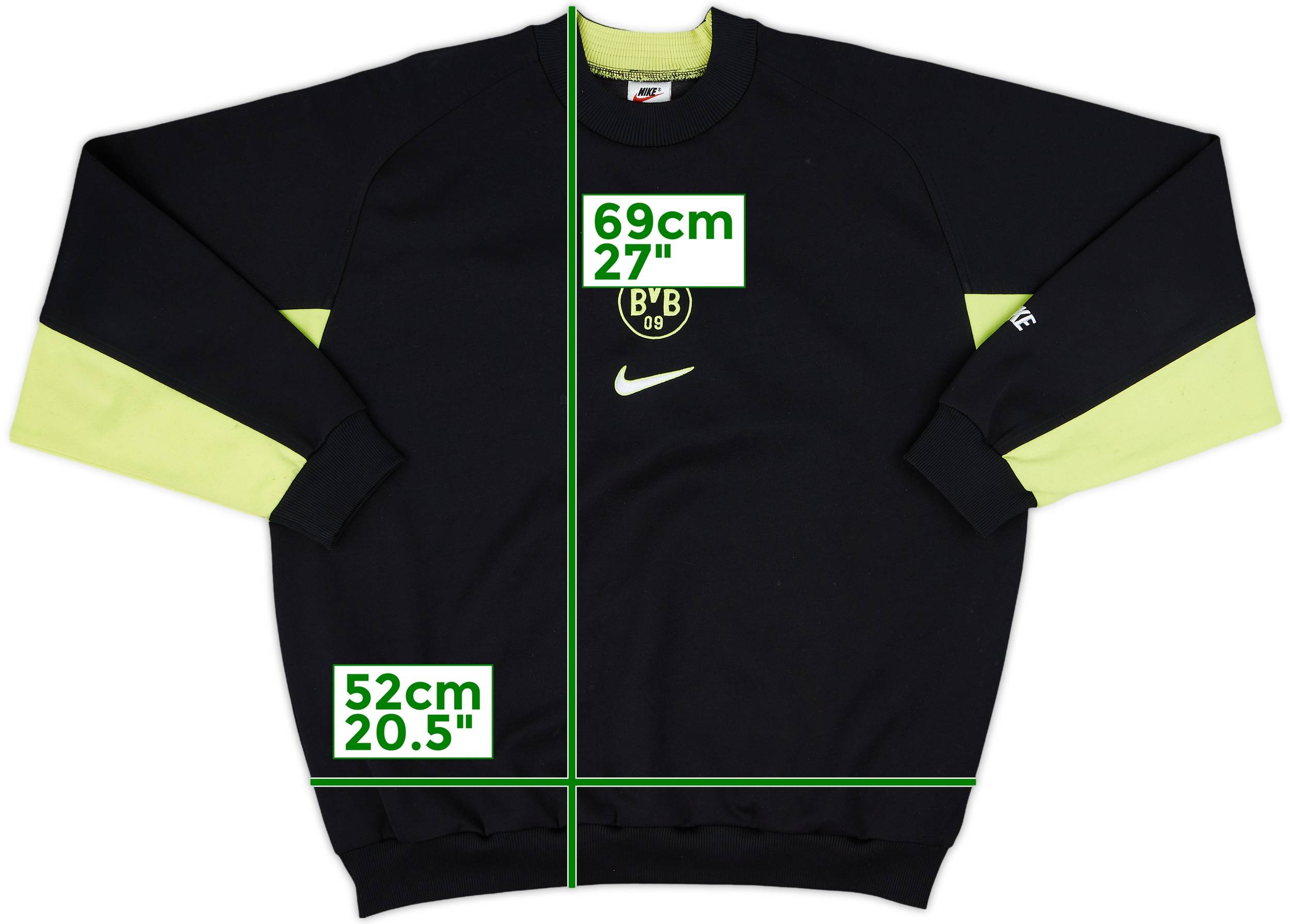 ベビーグッズも大集合 1997-98 (M) - 8/10 - Top Sweat Nike Dortmund Borussia ウェア