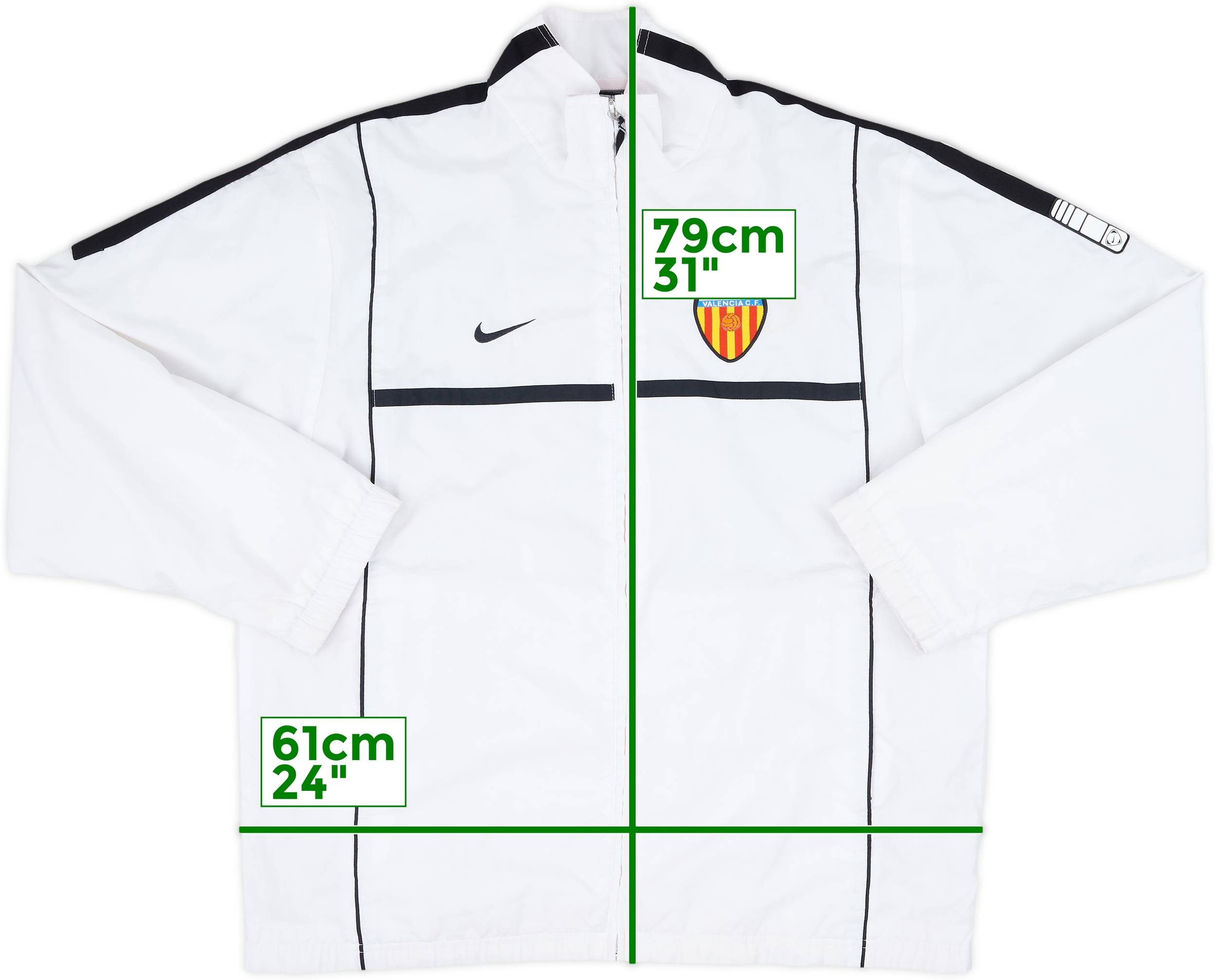 2002-03 Valencia Nike Track Jacket - 6/10 - (L)