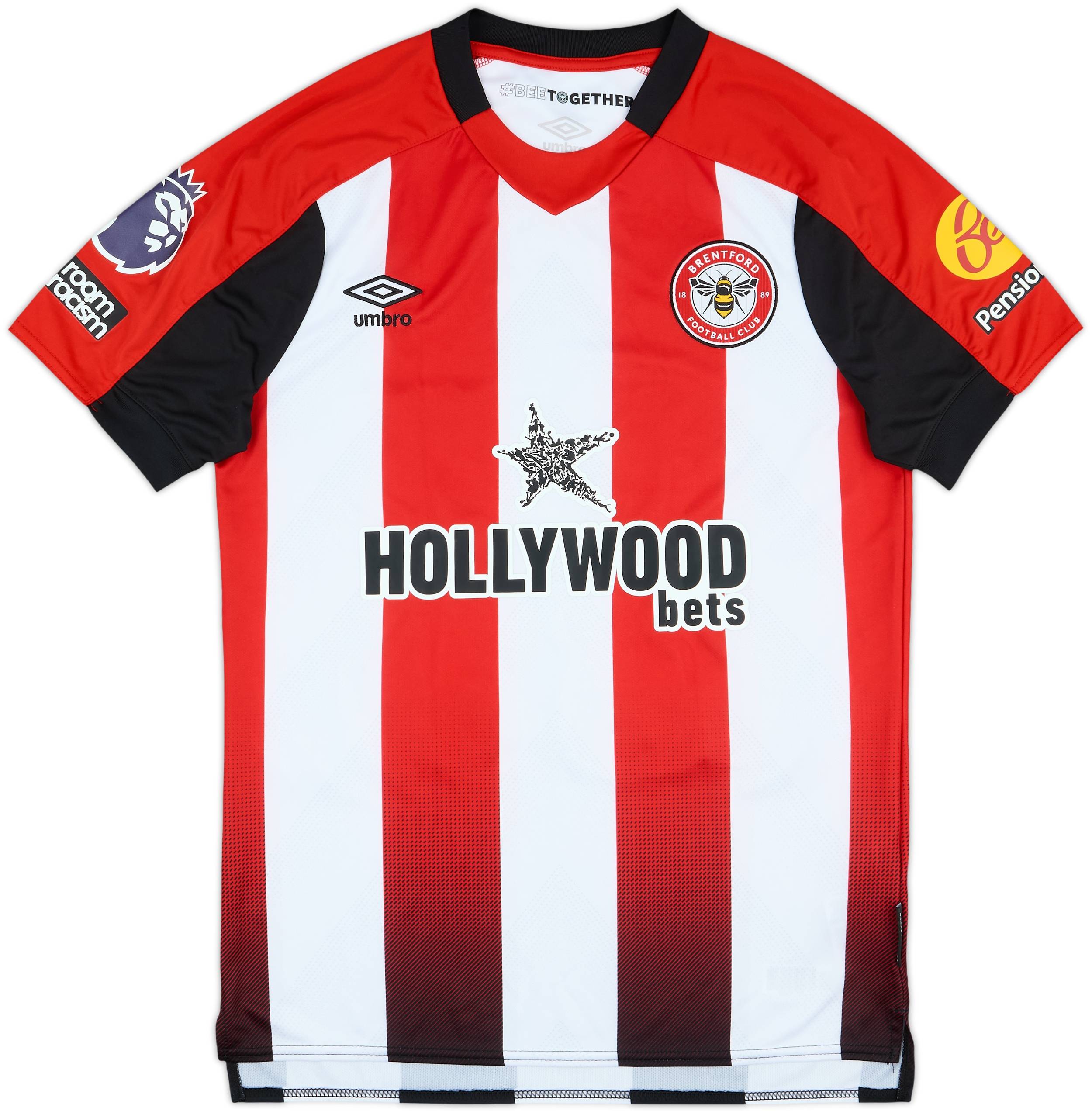 2024-25 Brentford Match Issue Home Shirt Lewis-Potter #23