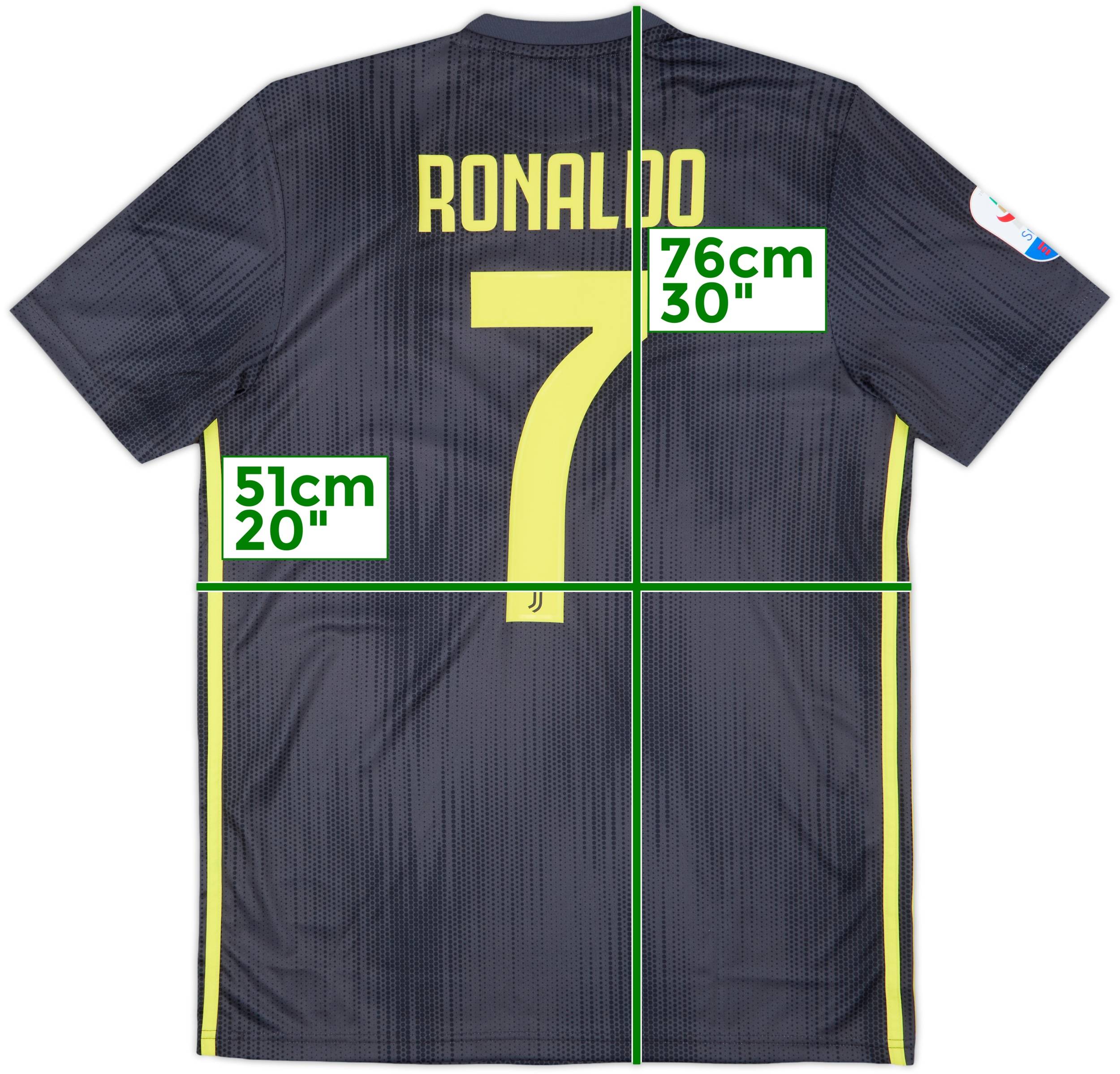 2018-19 Juventus Third Shirt Ronaldo #7 - 8/10 - (M)