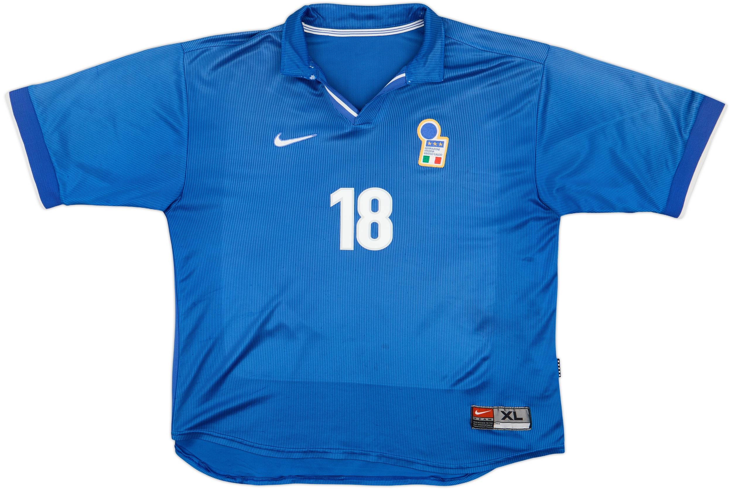 R. Baggio イタリア代表　football 2004 2004-06 Italy Home Shirt Baggio #10 (XXL)