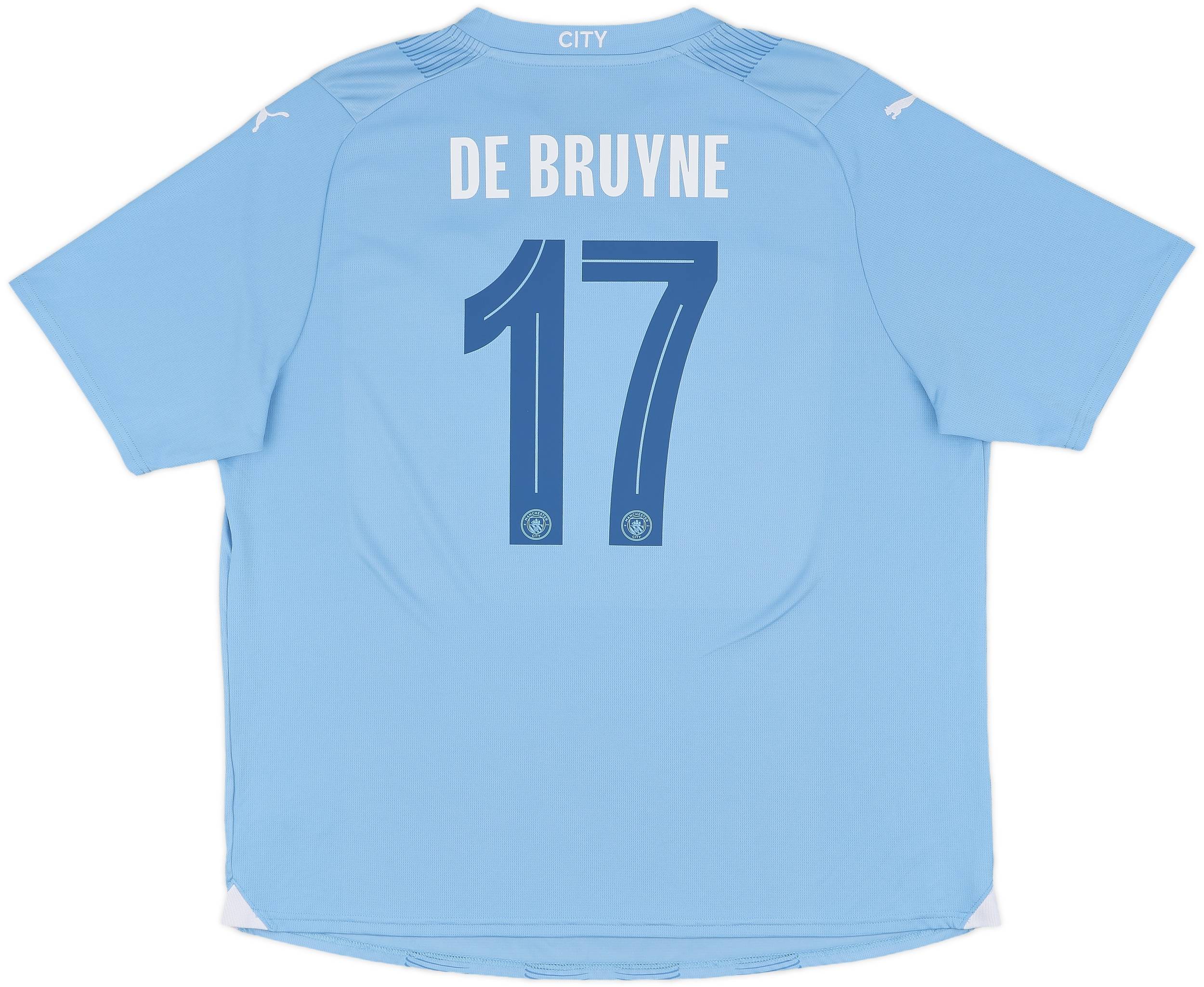 Manchester City Home Jersey 2025/26 With DE BRUYNE 17