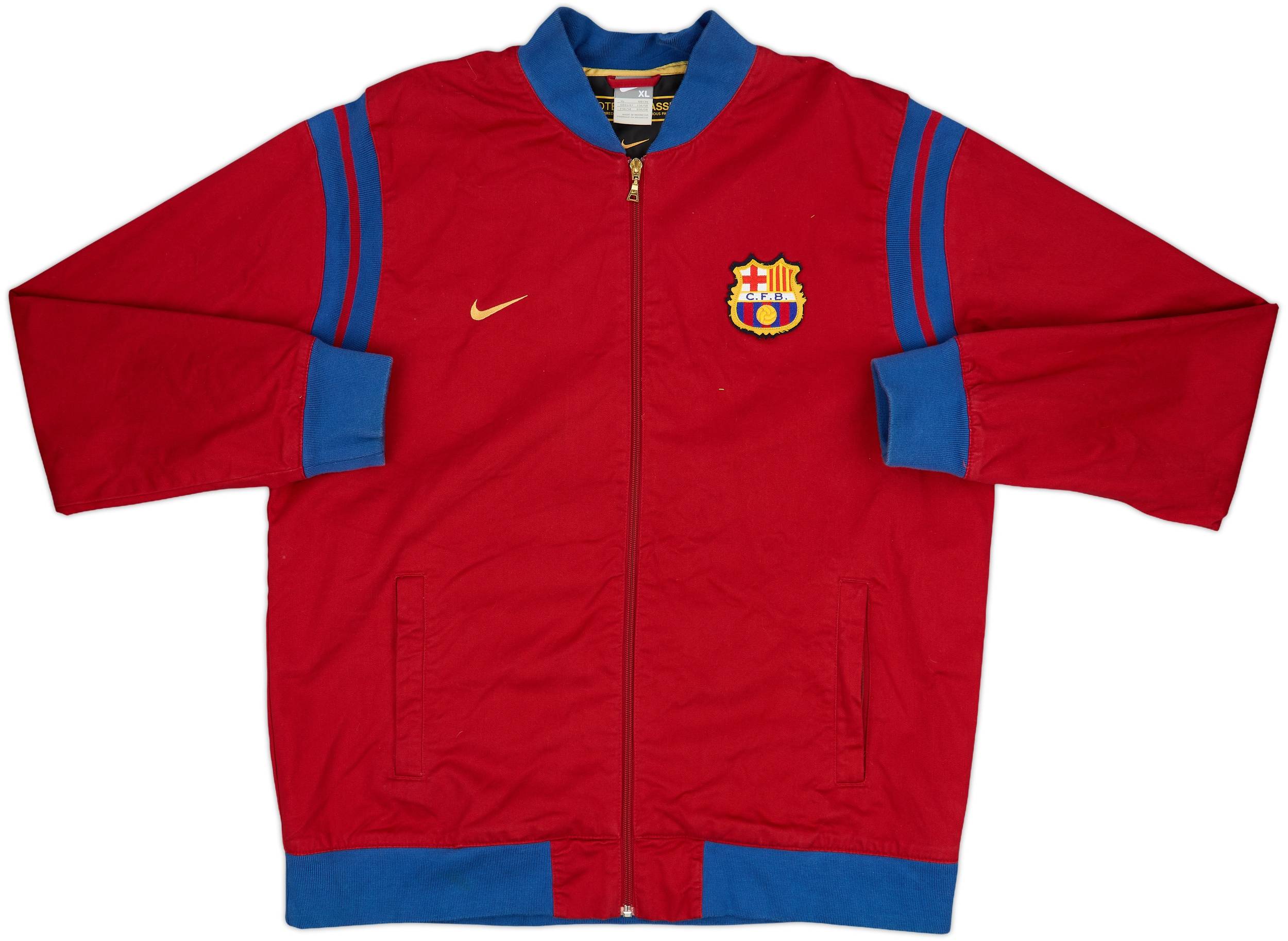 2007-08 Barcelona Nike Football Classics Bomber Jacket - 8