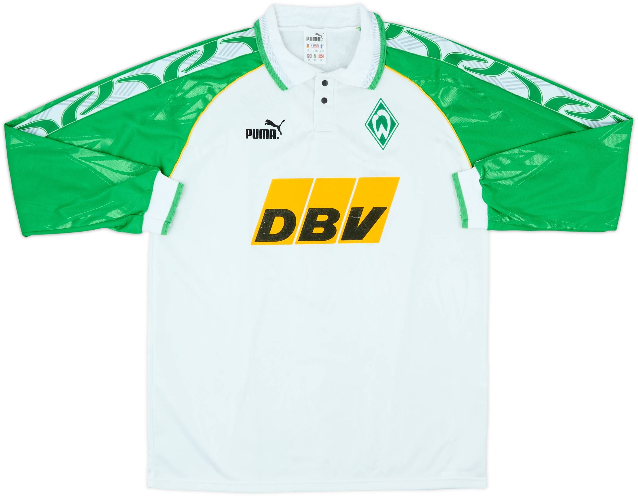 スーパーセール 50％（福袋 Werder 1995-96 Bremen (M) - 8/10 - Shirt L/S Home ウェア
