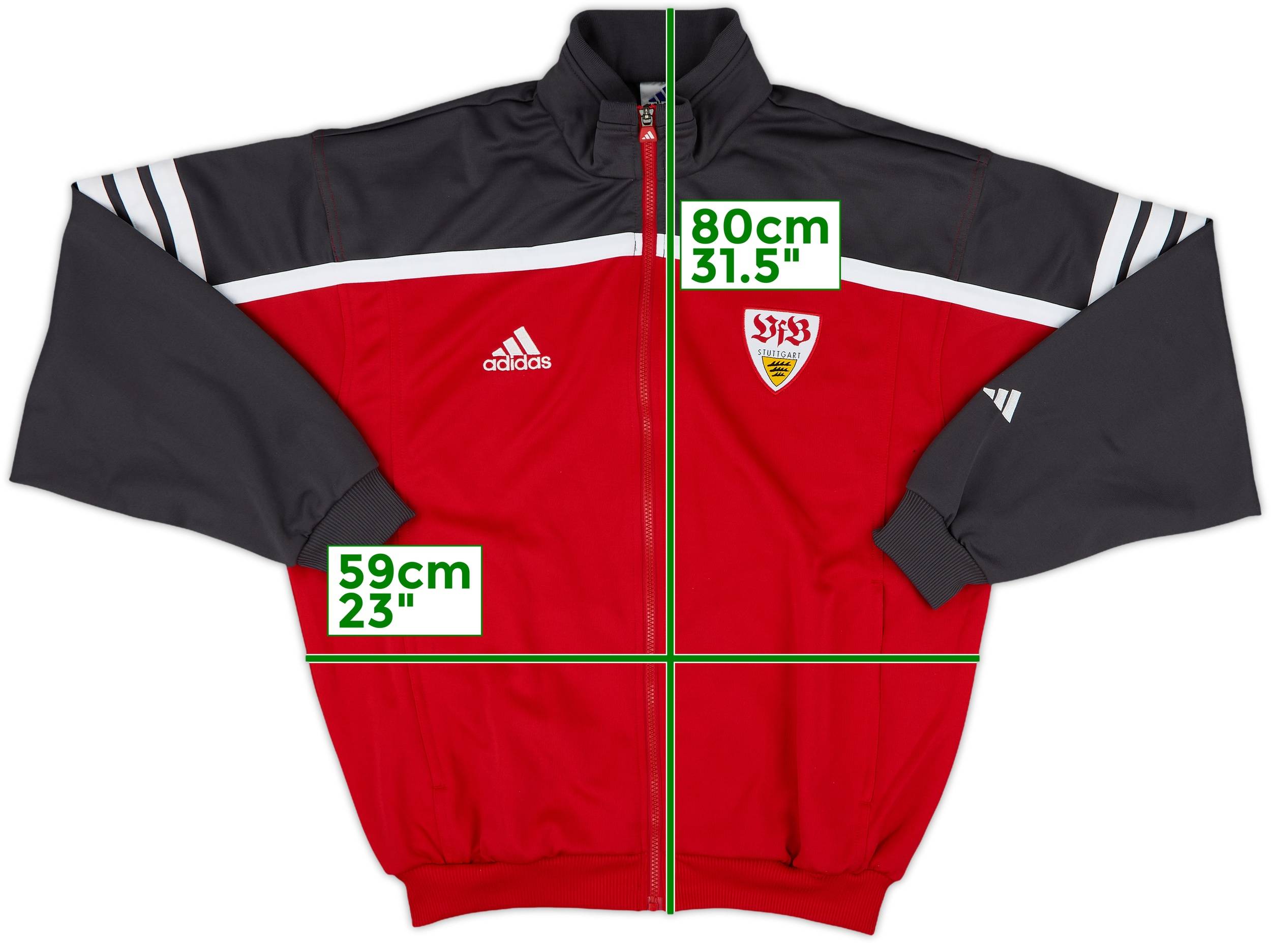 卸売 adidas Stuttgart 2001-02 Track (L/XL) - 10/10 - Jacket ウェア