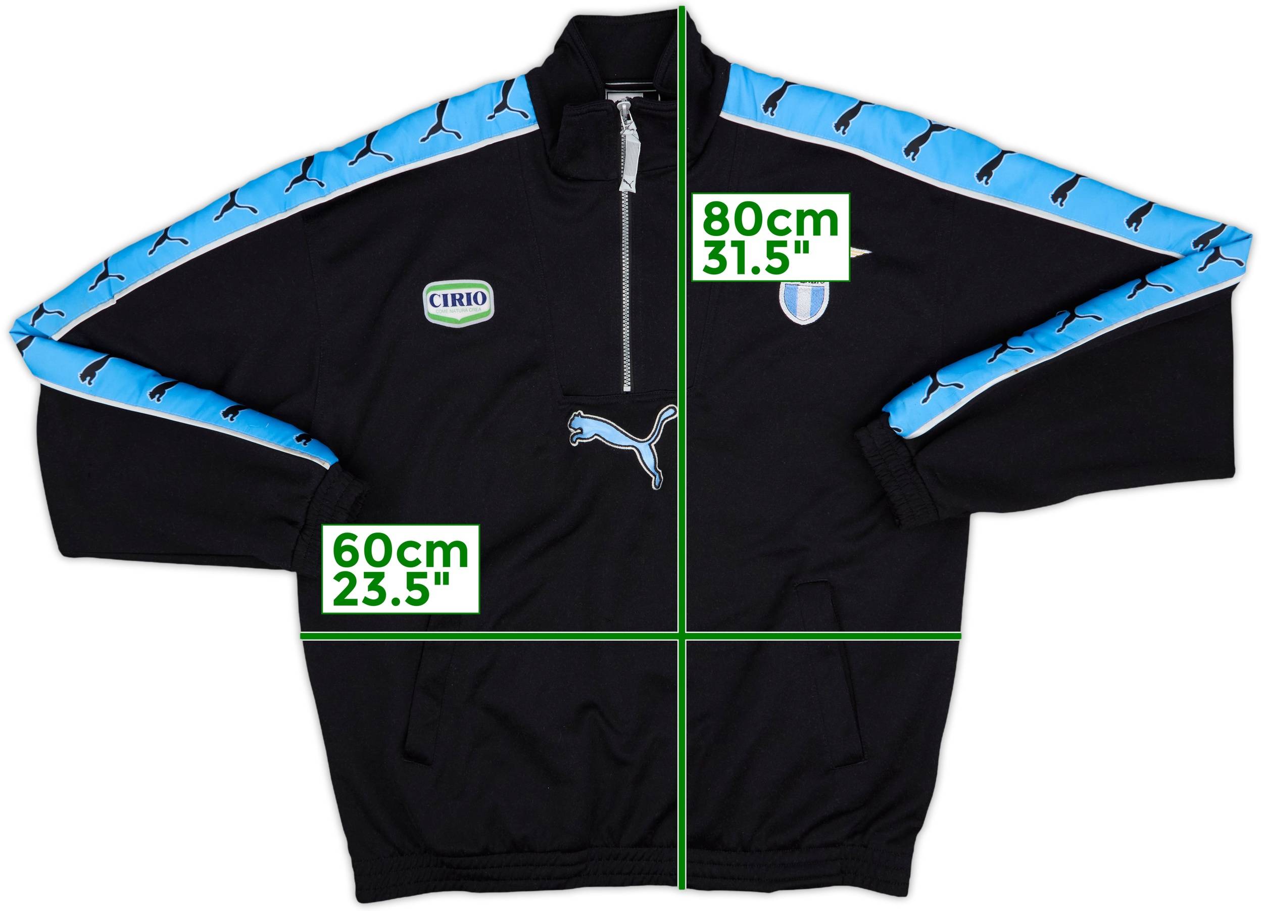 1998-99 Lazio Puma 1/4 Zip Track Jacket - 8/10 - (XL)