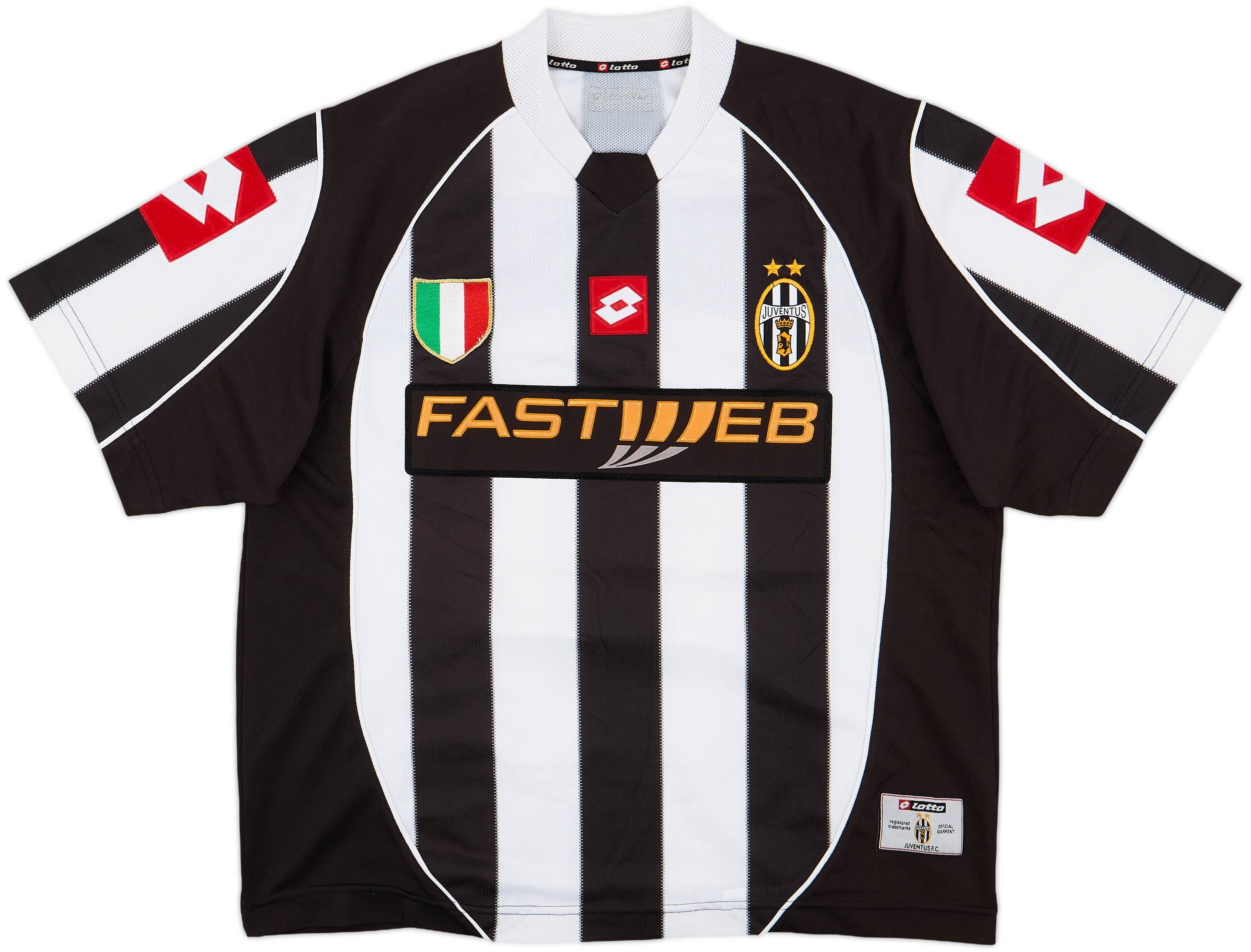 2002-03 Juventus Home Shirt Del Piero #10 - 8/10 - (L)