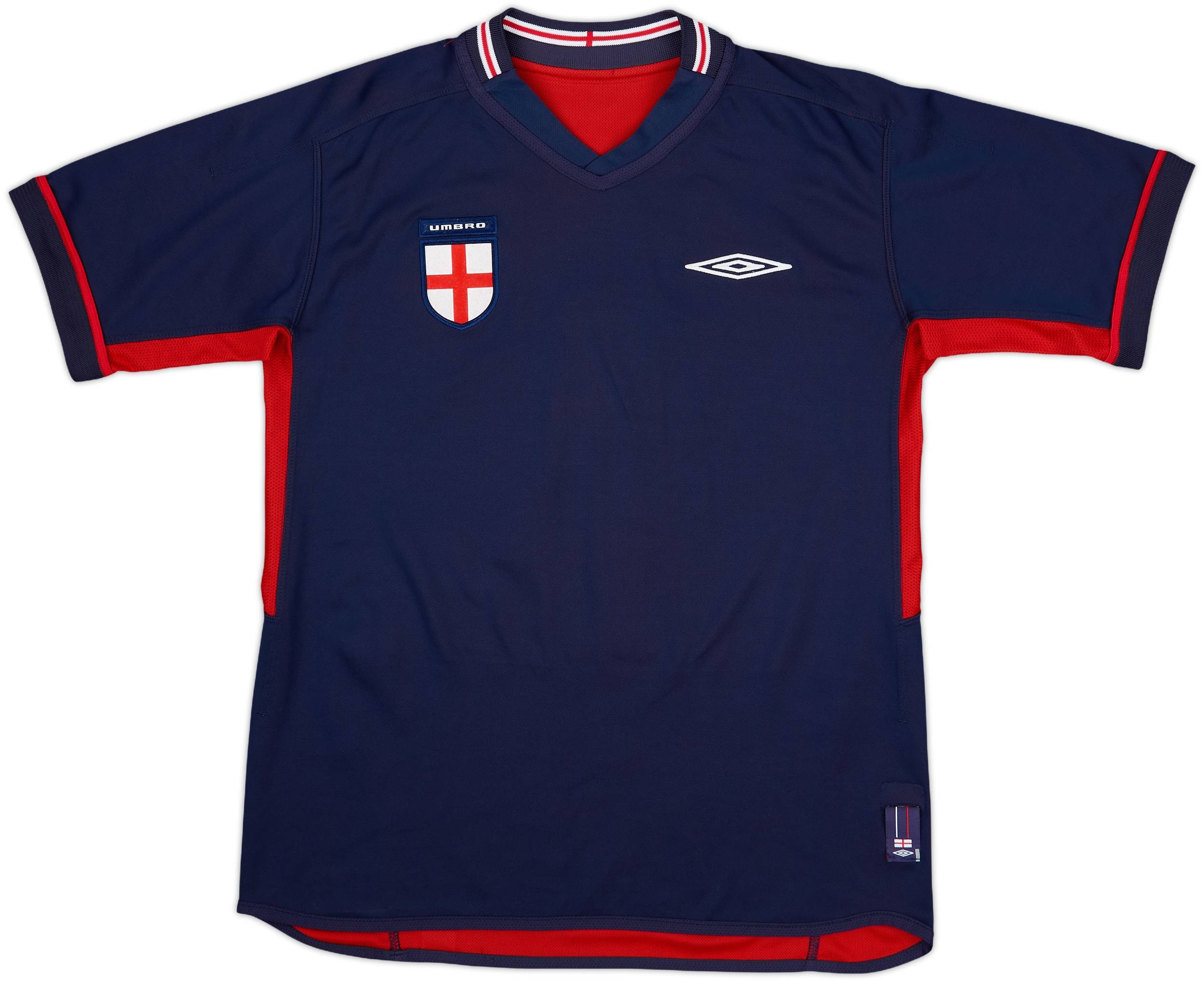 2002-04 England Away Shirt Gerrard #4 - 8/10 - (M)