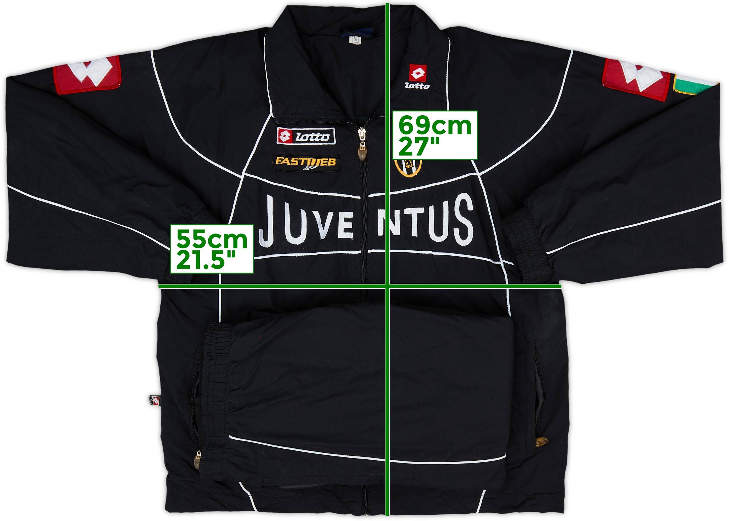 2002-03 Juventus Lotto Tracksuit - 9/10 - (M)