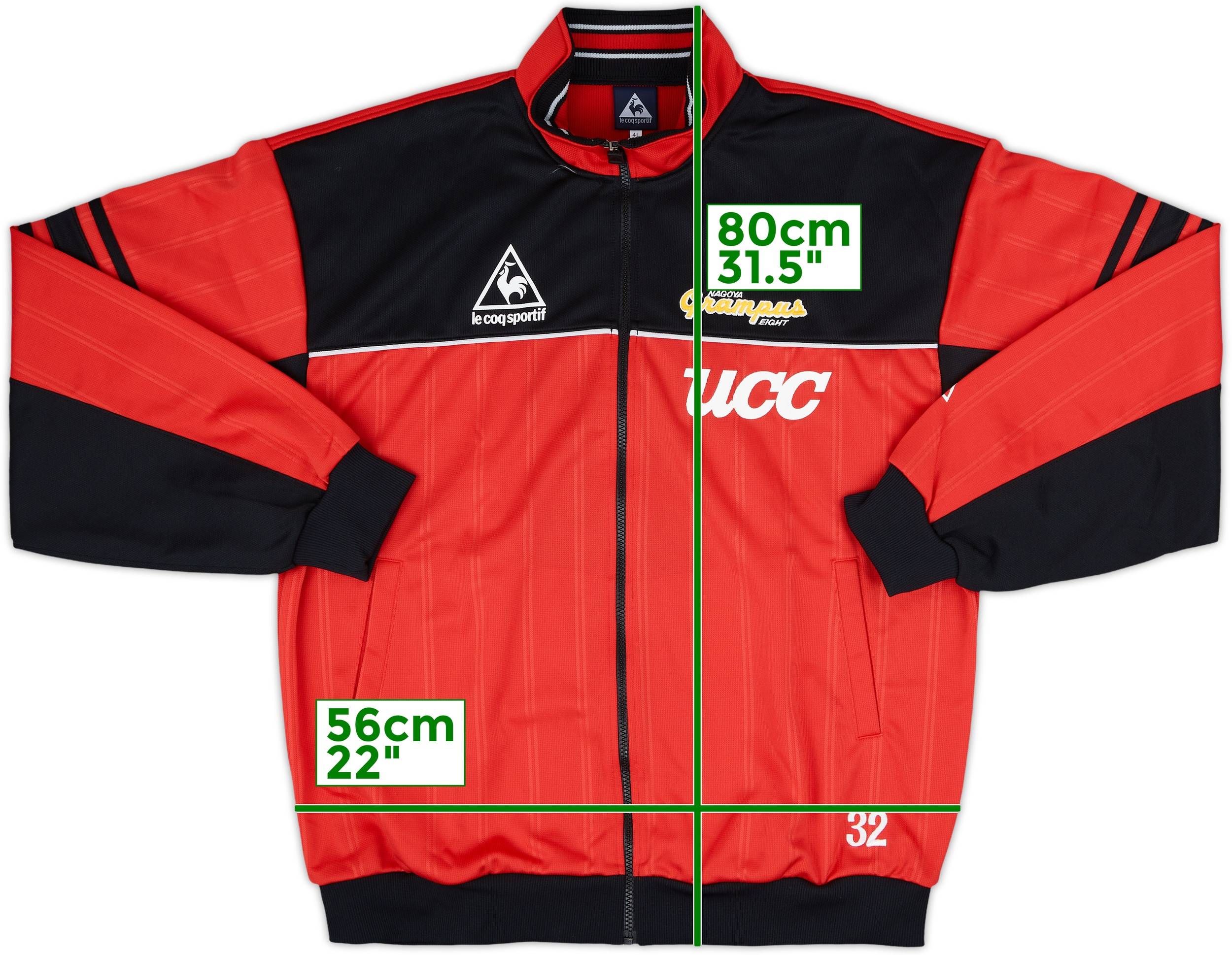 1998 Nagoya Grampus Eight Le Coq Sportif Player Issue Track