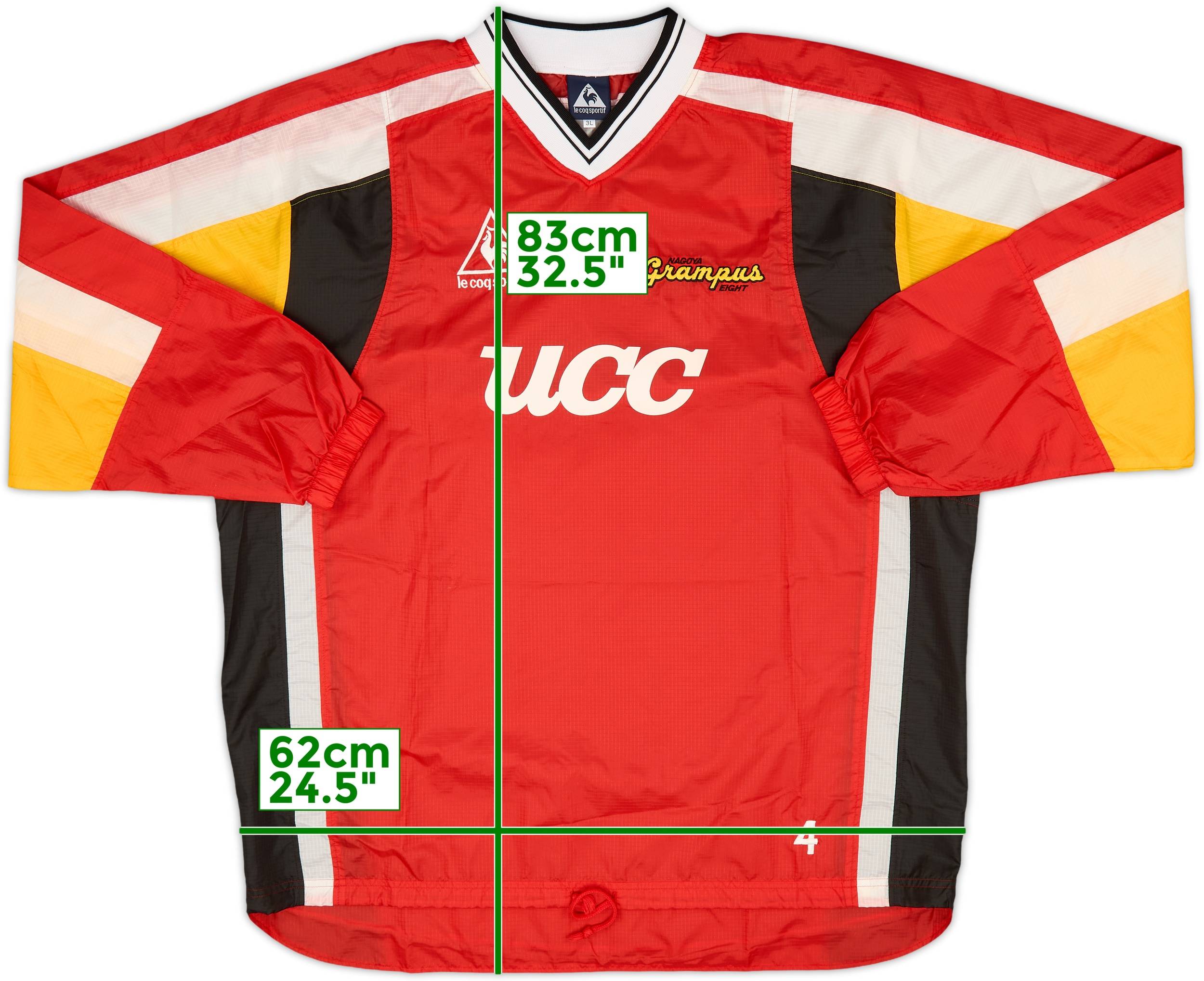 1998 Nagoya Grampus Eight Le Coq Sportif Player Issue Shell