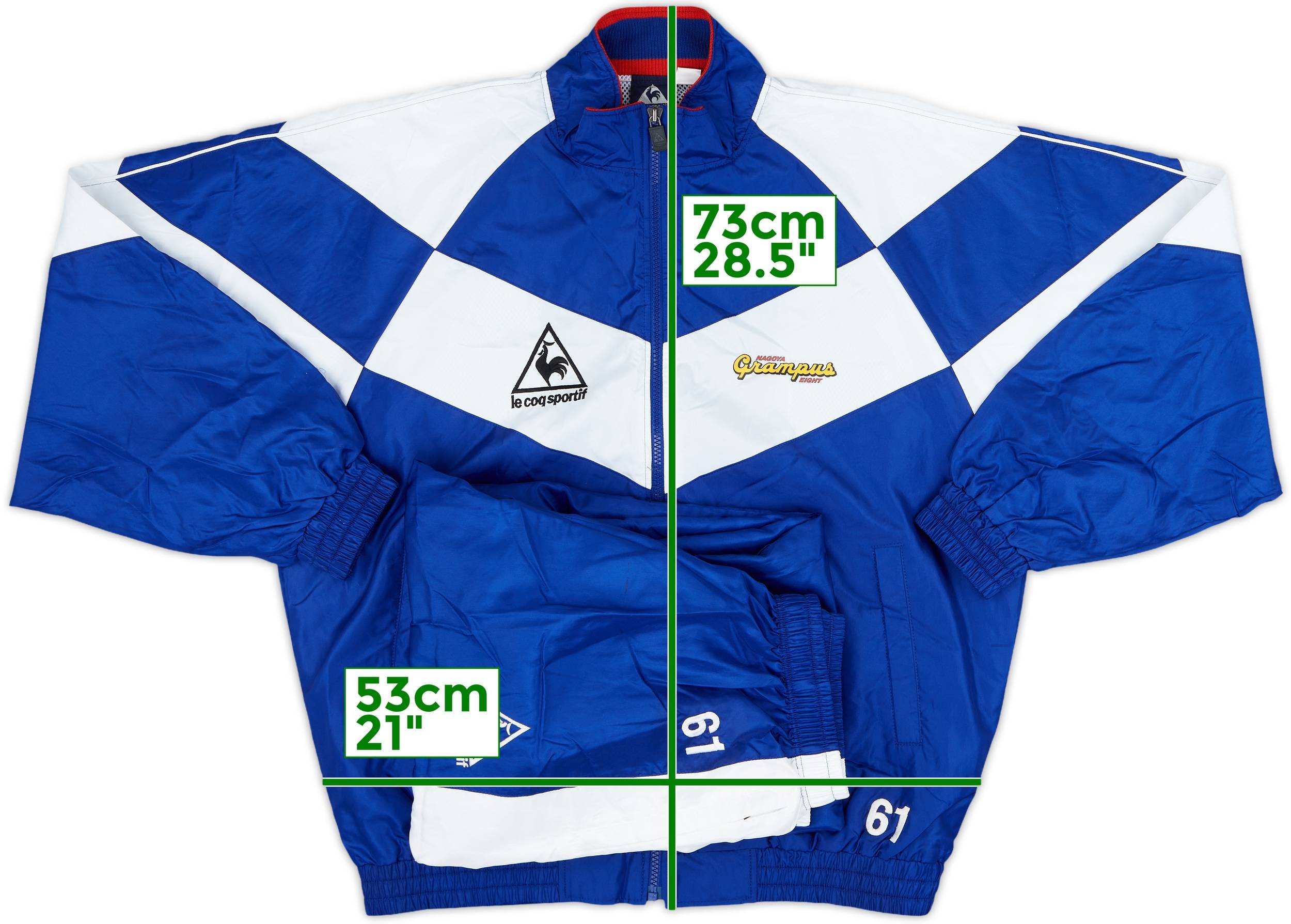 応援グッズ Nagoya Grampus Eight 1998 10 Stojkovic 1998 Nagoya Grampus Eight Le Coq Sportif Player Issue Full