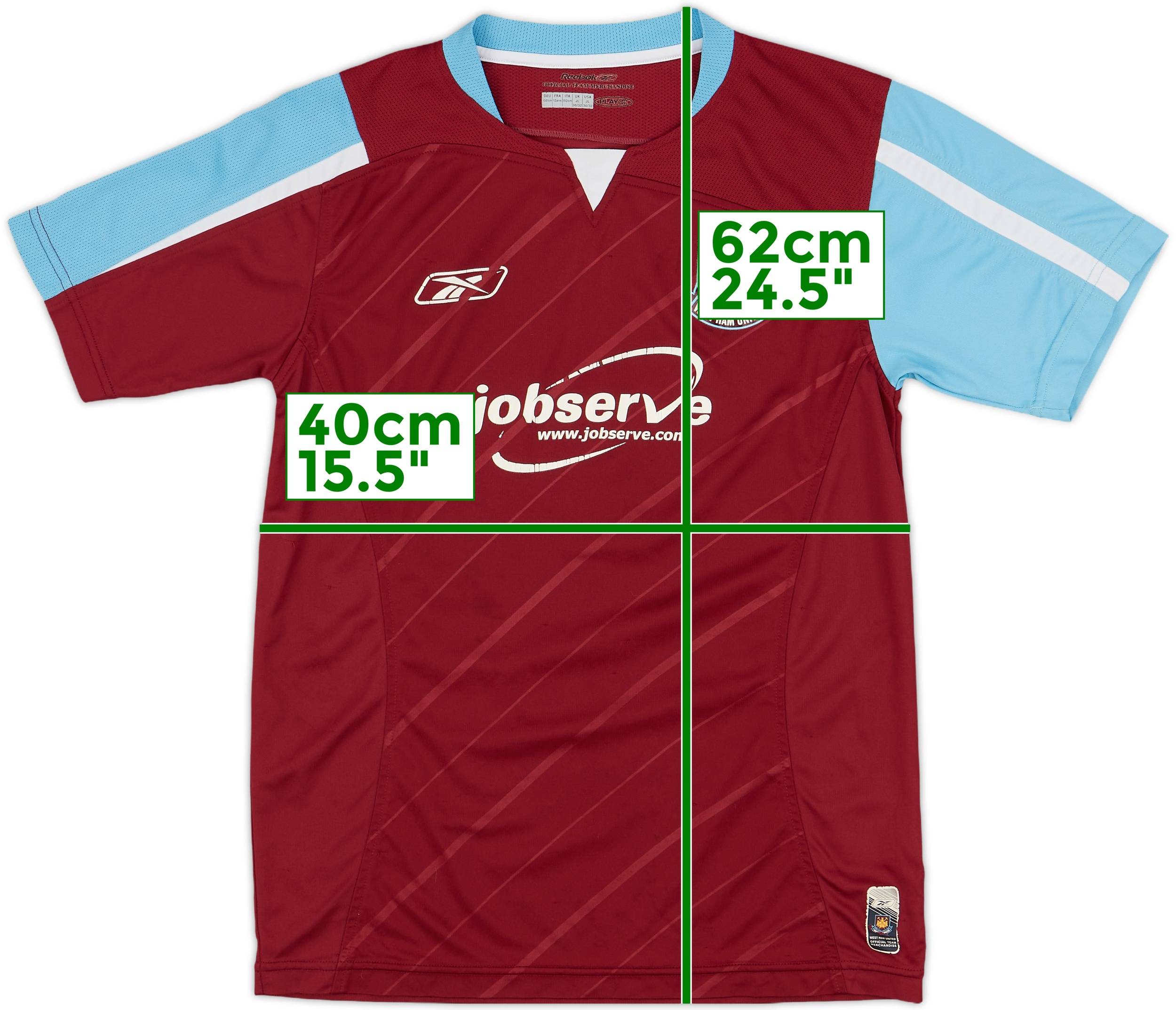 春夏新作モデル 2005-07 West Ham Home Shirt - 5/10 - (L.Boys) ウェア