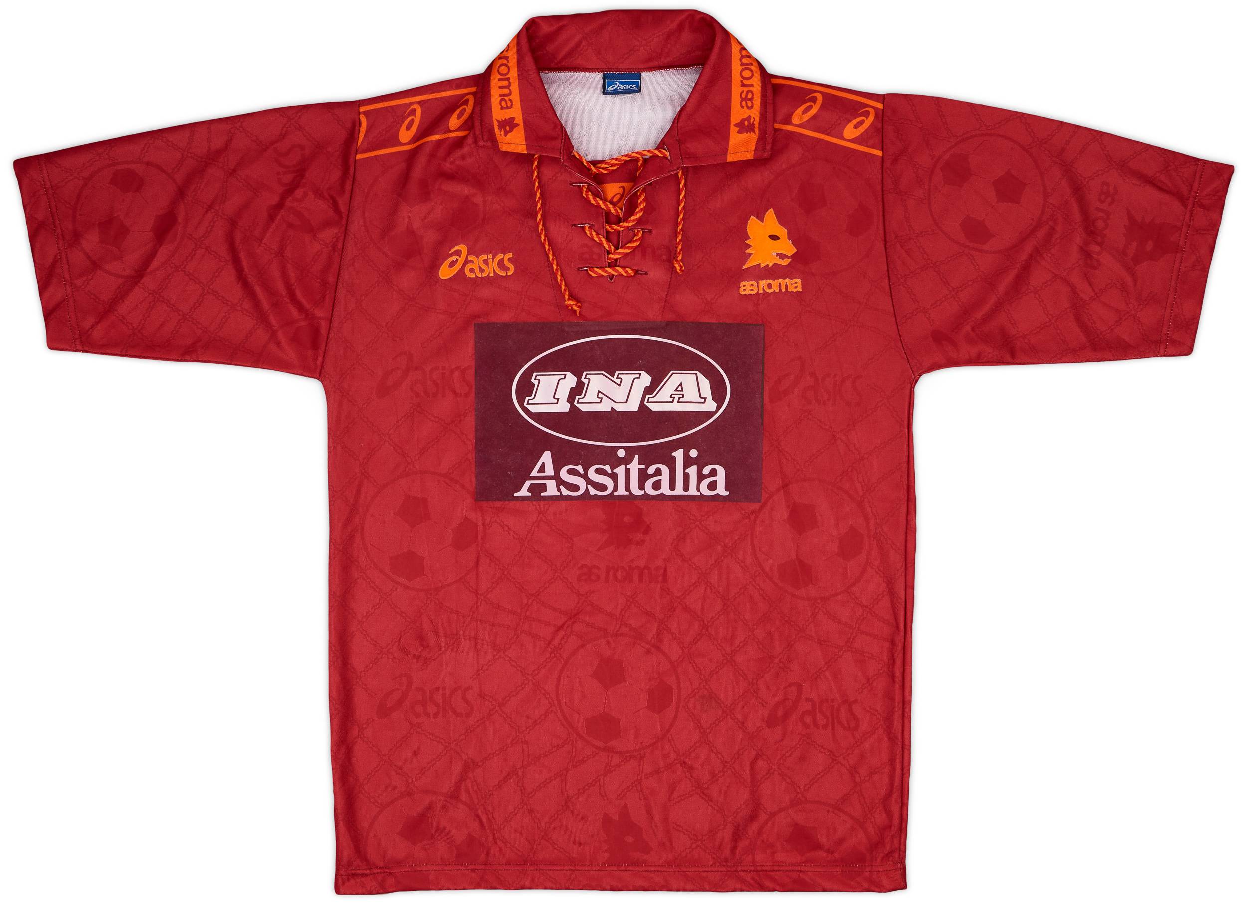 1994-95 Roma Home Shirt - 8/10 - (M)