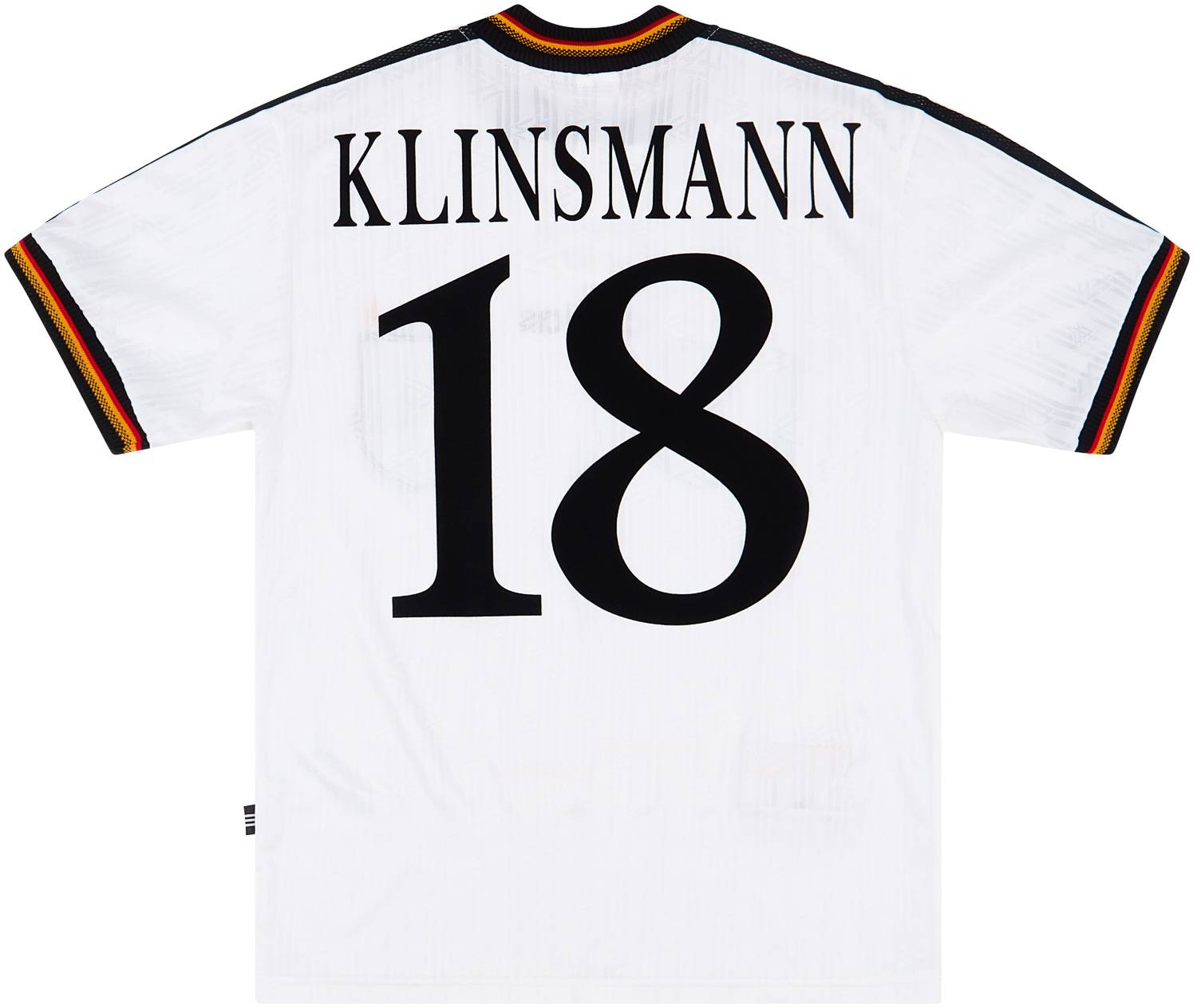 Klinsmann-18様 1996-98 Germany Home Shirt Klinsmann #18