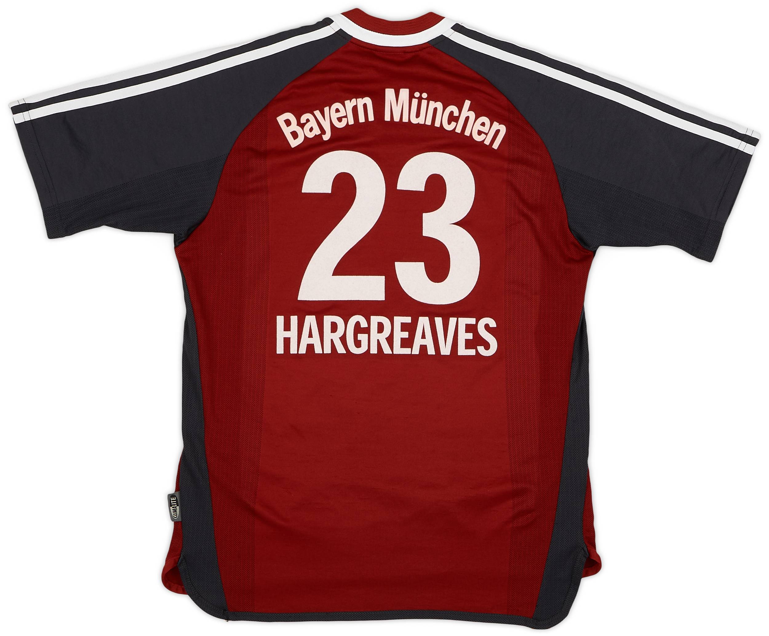 2001-02 Bayern Munich Home Shirt Hargreaves #23 - 7/10 - (Y)