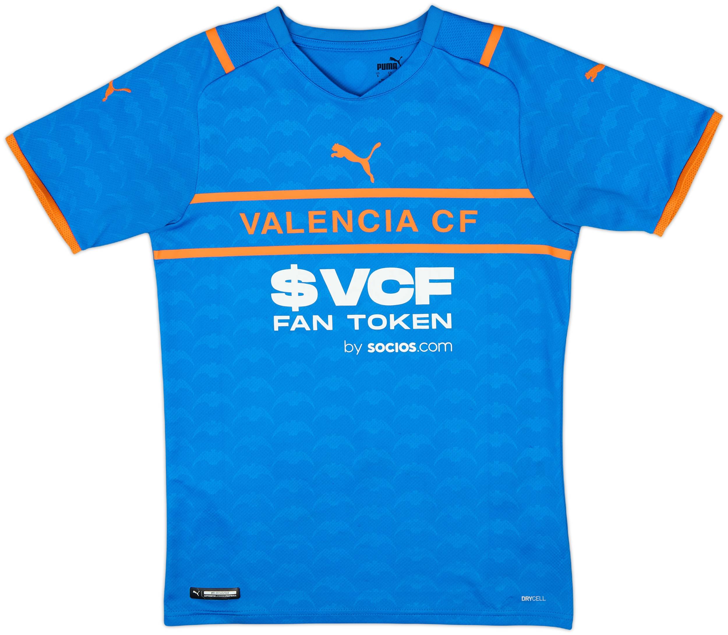 VALENCIAサッカーシャツ バレンシア(Valencia)07-08 A アウェイ 紙タグ付 半袖 - USED