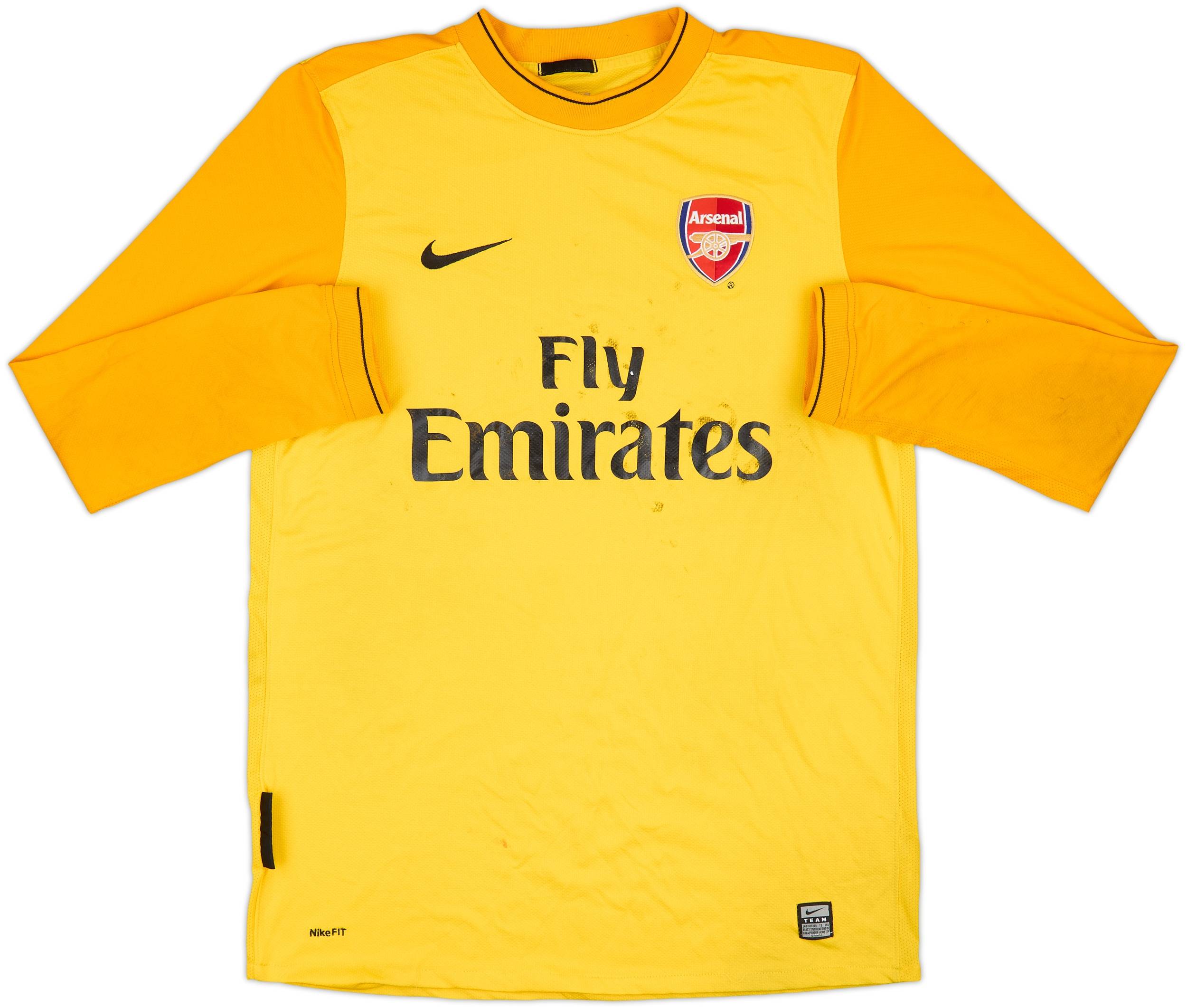 プレミアリーグ　Arsenal 2008-2009  GK  ユニフォーム　23 アーセナル 2008-2009 arsenal ユニフォームショップ O.K.A.