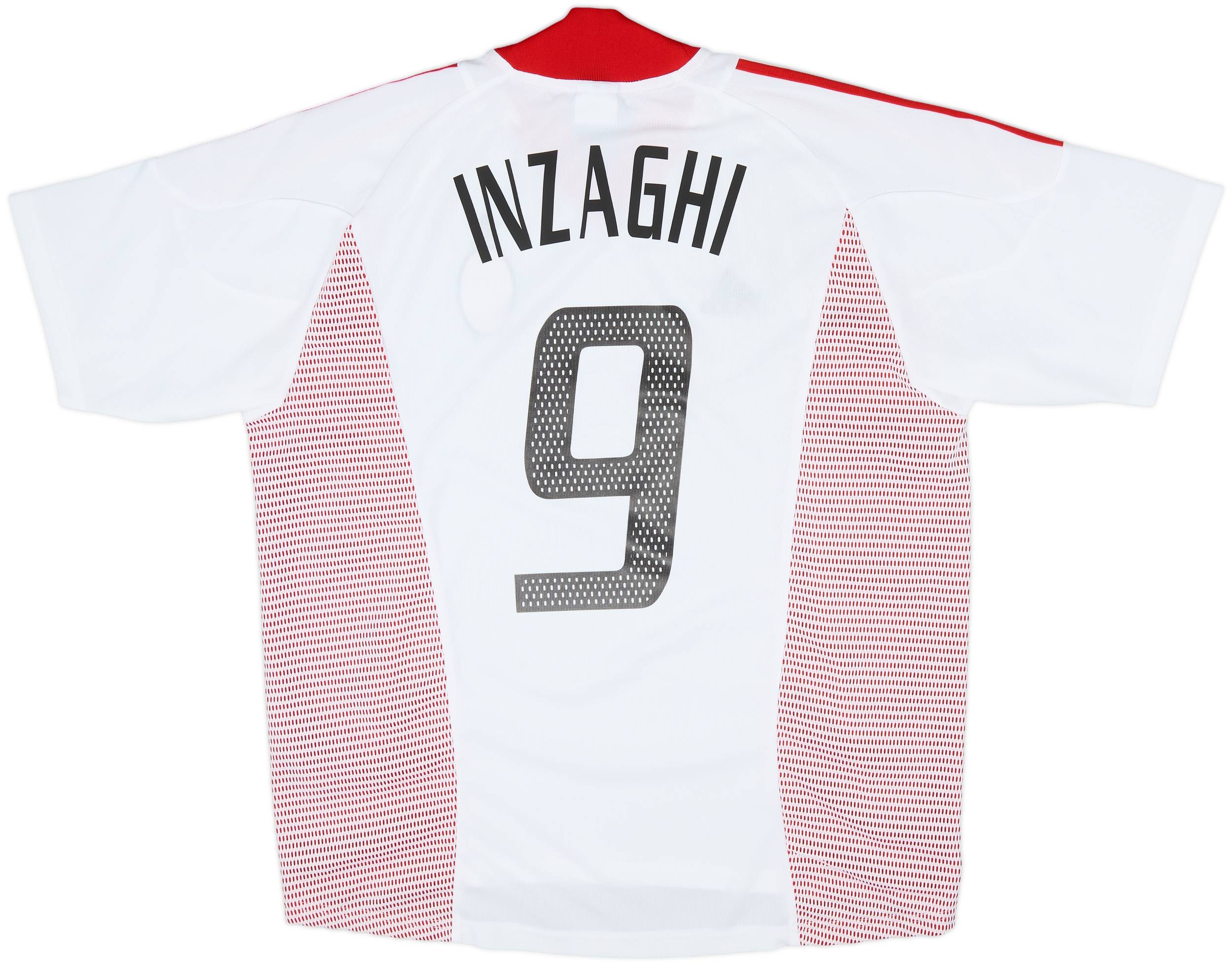 AC Milan INZAGHI 9 新品未使用！ 2002-03 AC Milan Away Shirt Inzaghi #9 - 9/10 - (L)