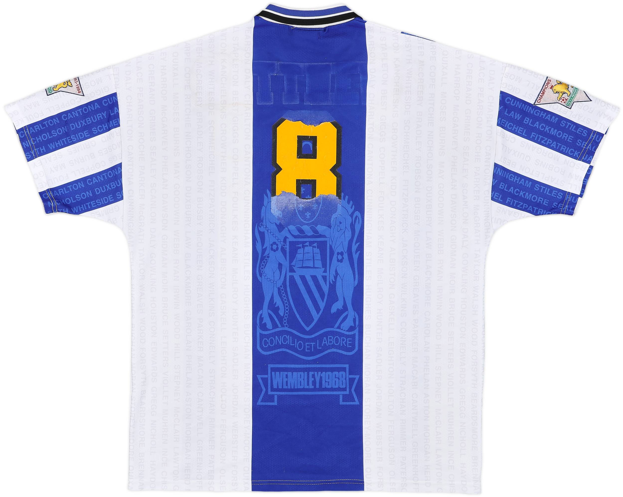 1994-96 Manchester United Third Shirt #8 - 4/10 - (XL)