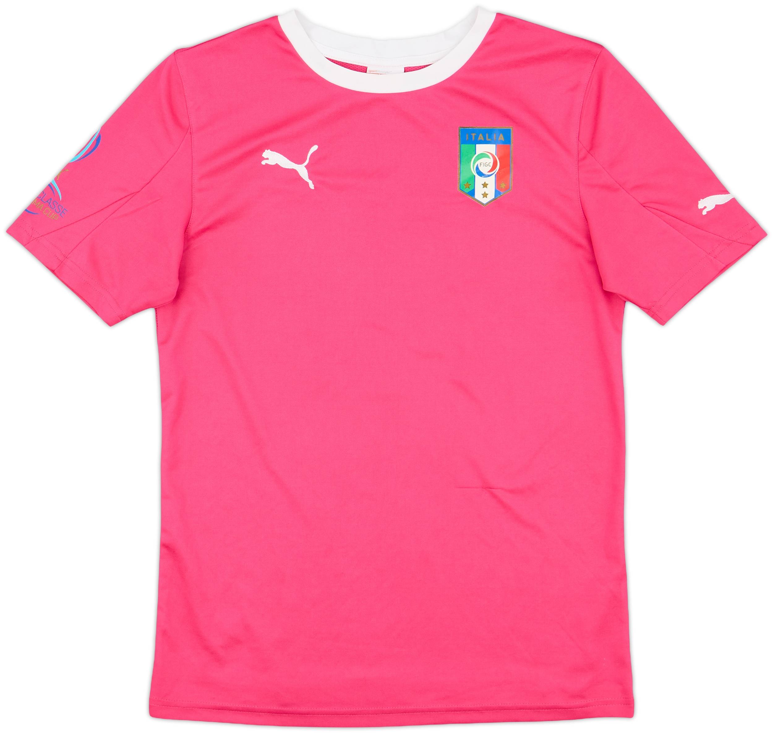 PUMA イタリア ユニフォーム 12/13 Tシャツ 2012-13 Italy Puma Training Shirt - 8/10 - (S)