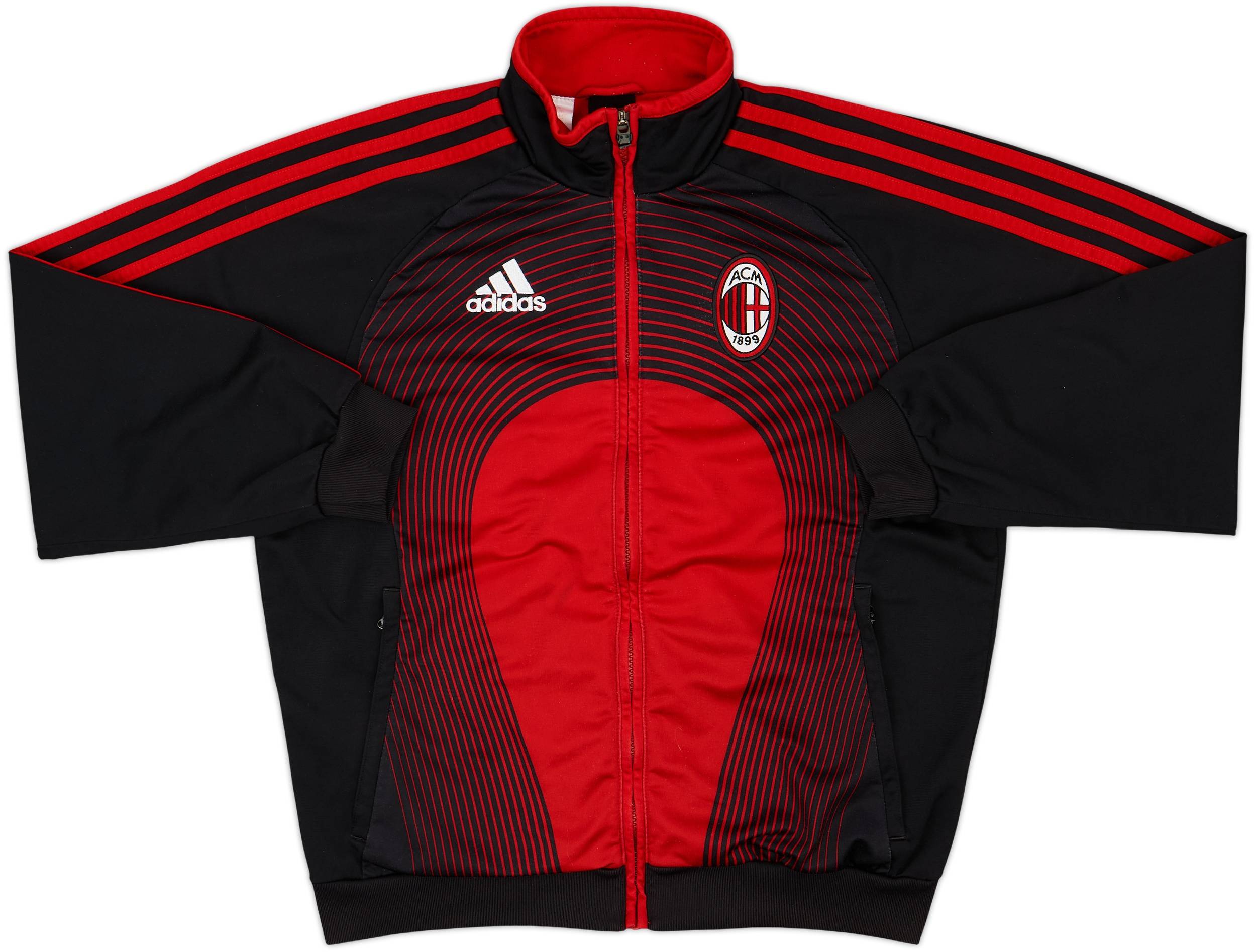 2006-07 AC Milan adidas Track Jacket - 8/10 - (L.Boys)
