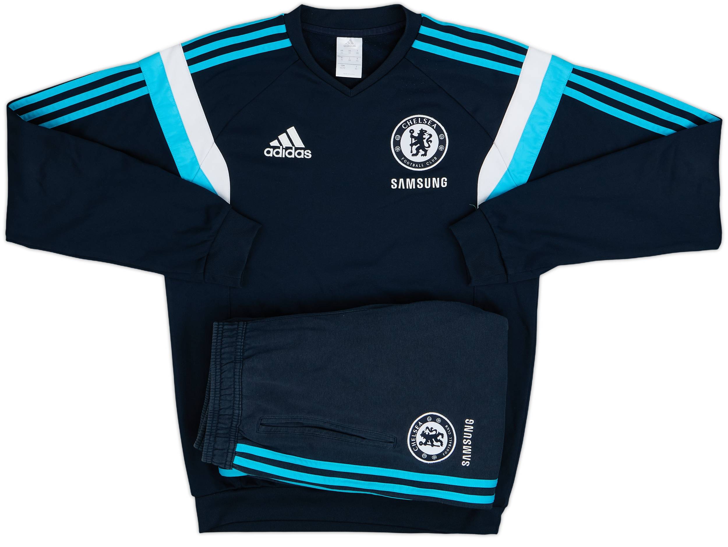 2014-15 Chelsea adidas Training Tracksuit - 8/10 - (XS)