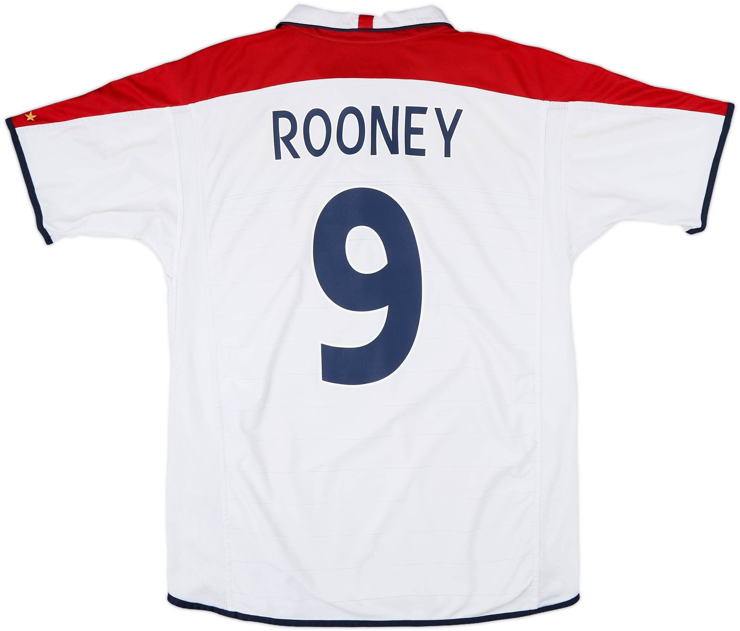 2003-05 England Home Shirt Rooney #9 - 7/10 - (L)