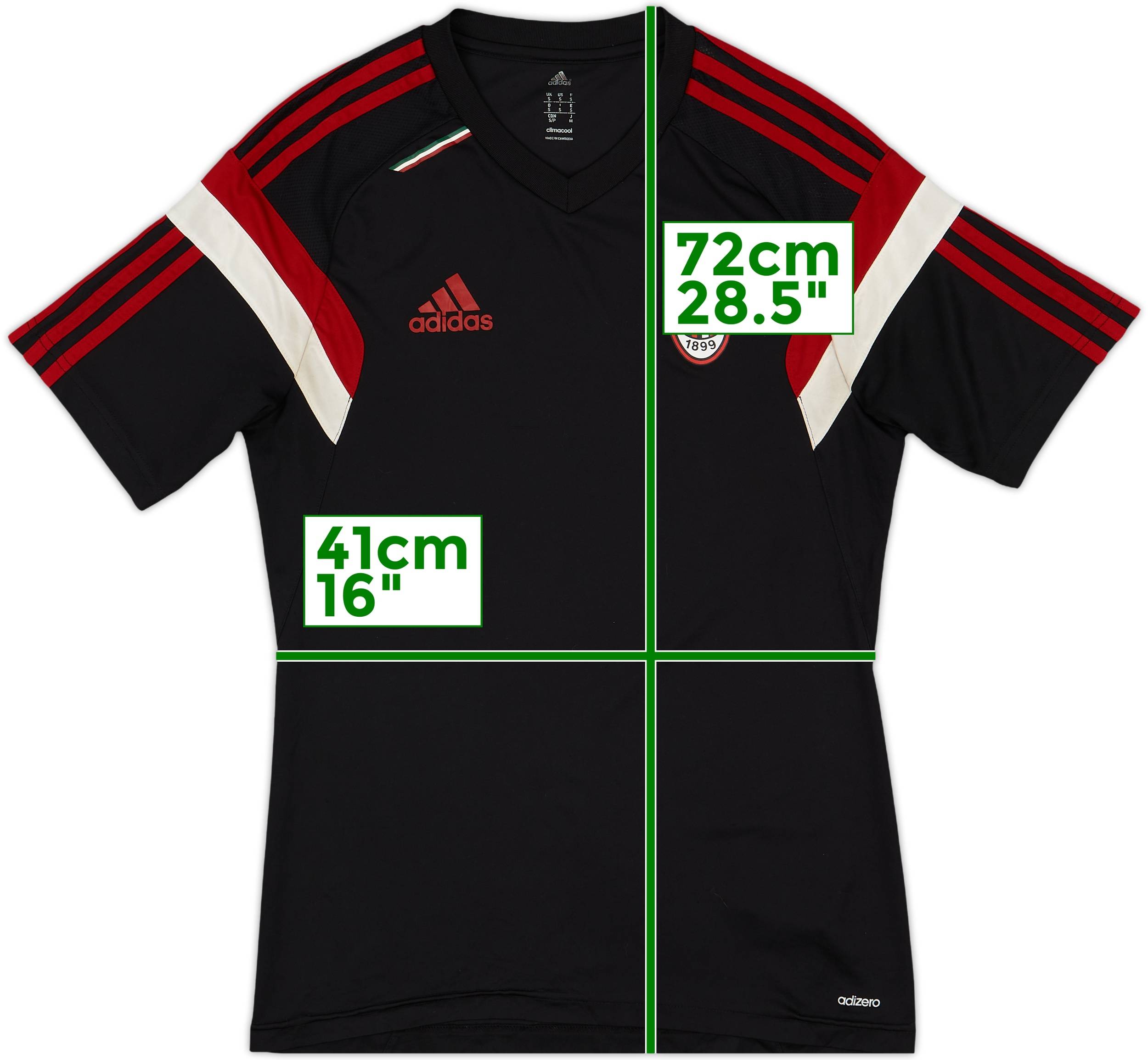 2014-15 AC Milan adidas Training Shirt - 8/10 - (L)