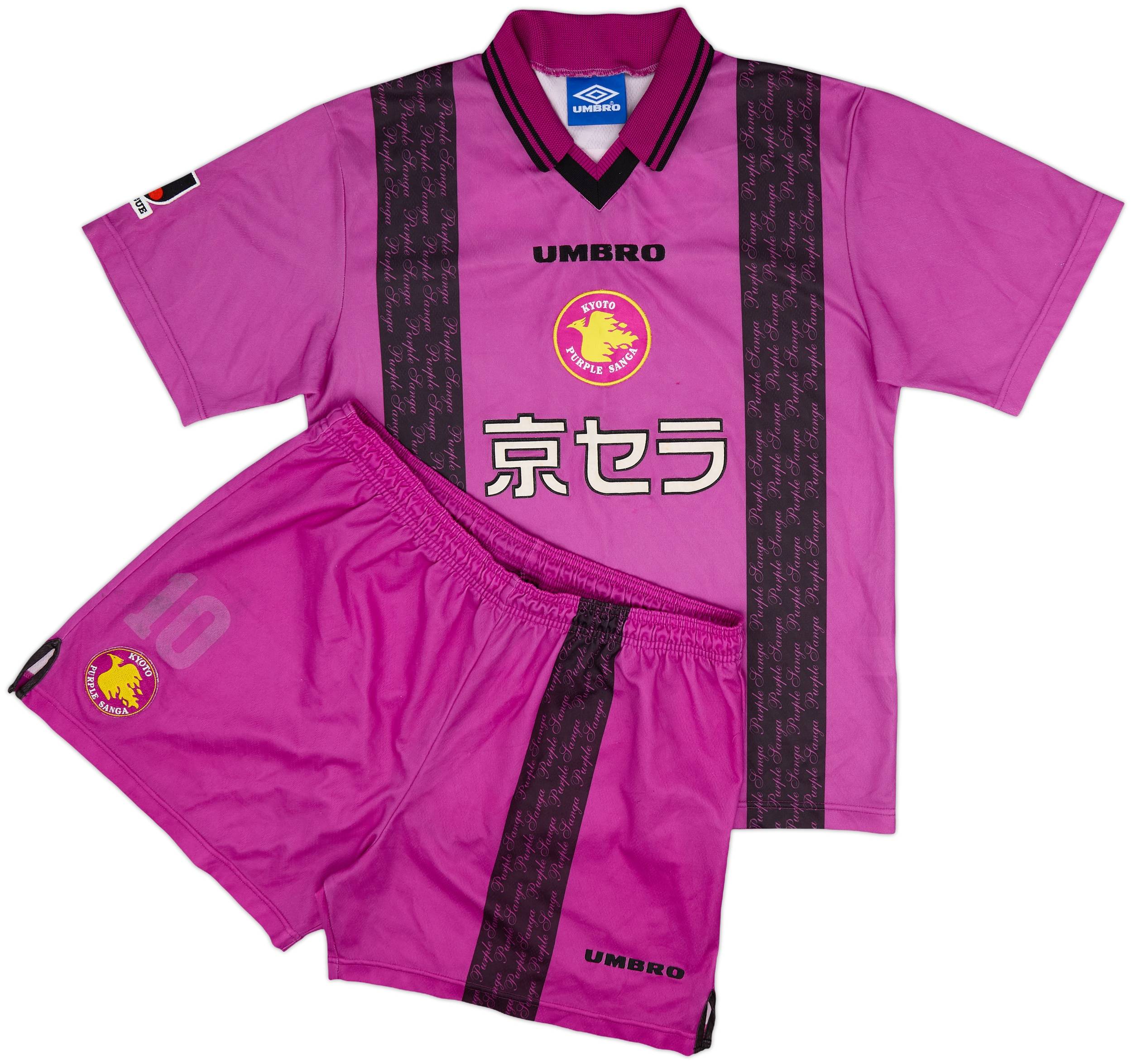 1997-98 Kyoto Sanga Home Shirt & Shorts - 8/10 - (S)