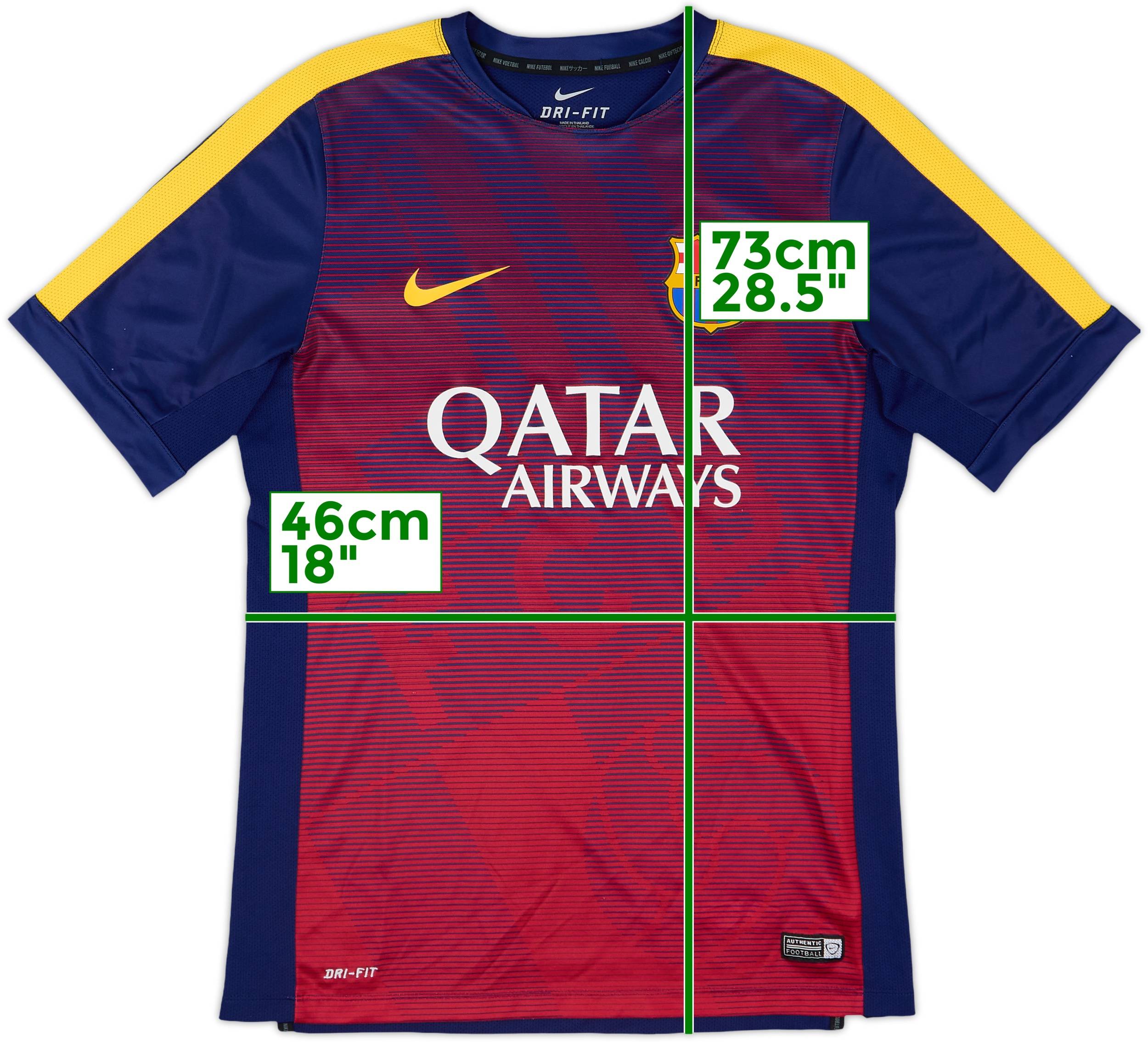 2015-16 Barcelona Nike Training Shirt - 8/10 - (M)
