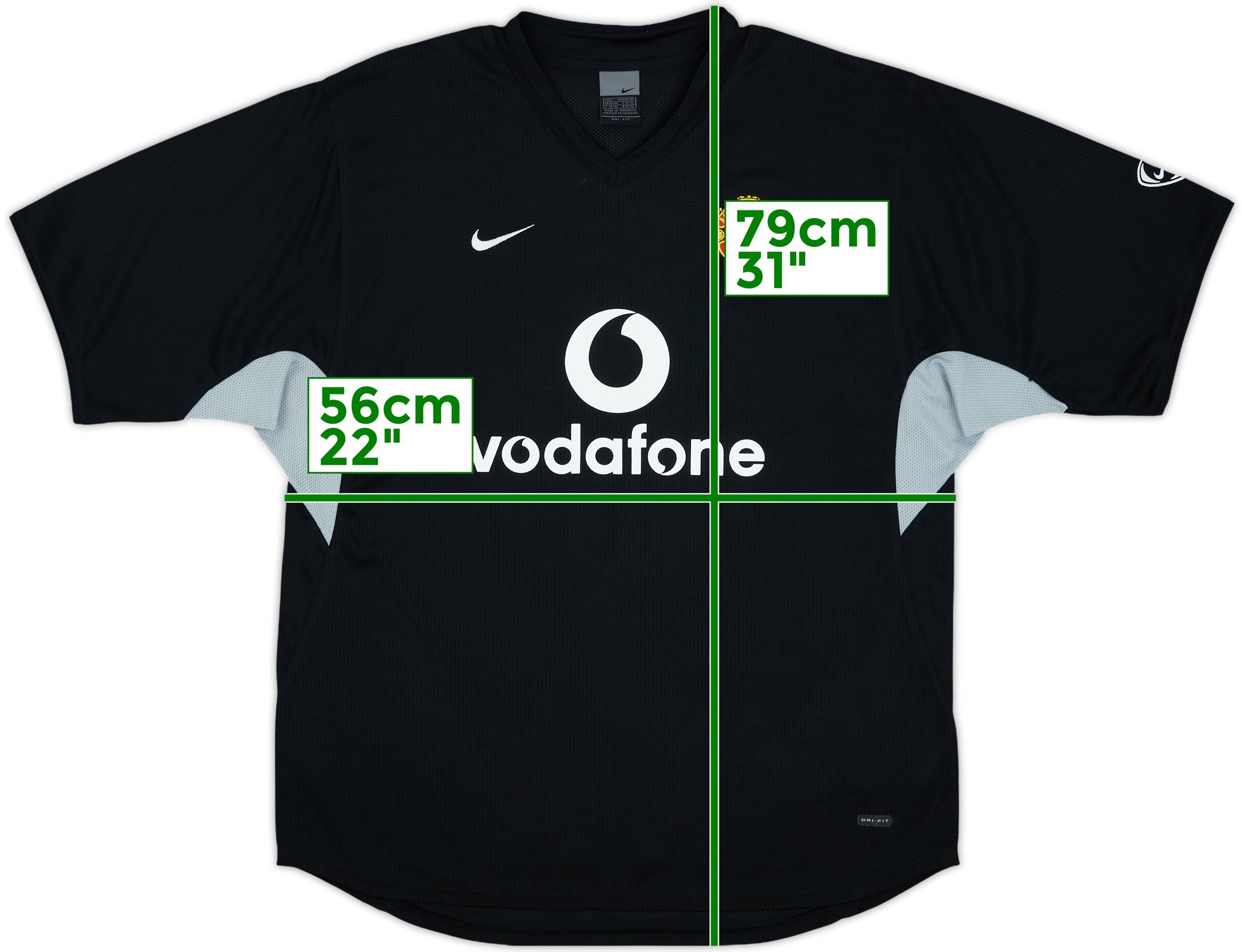 2002-03 Manchester United Nike Training Shirt - 8/10 - (L)