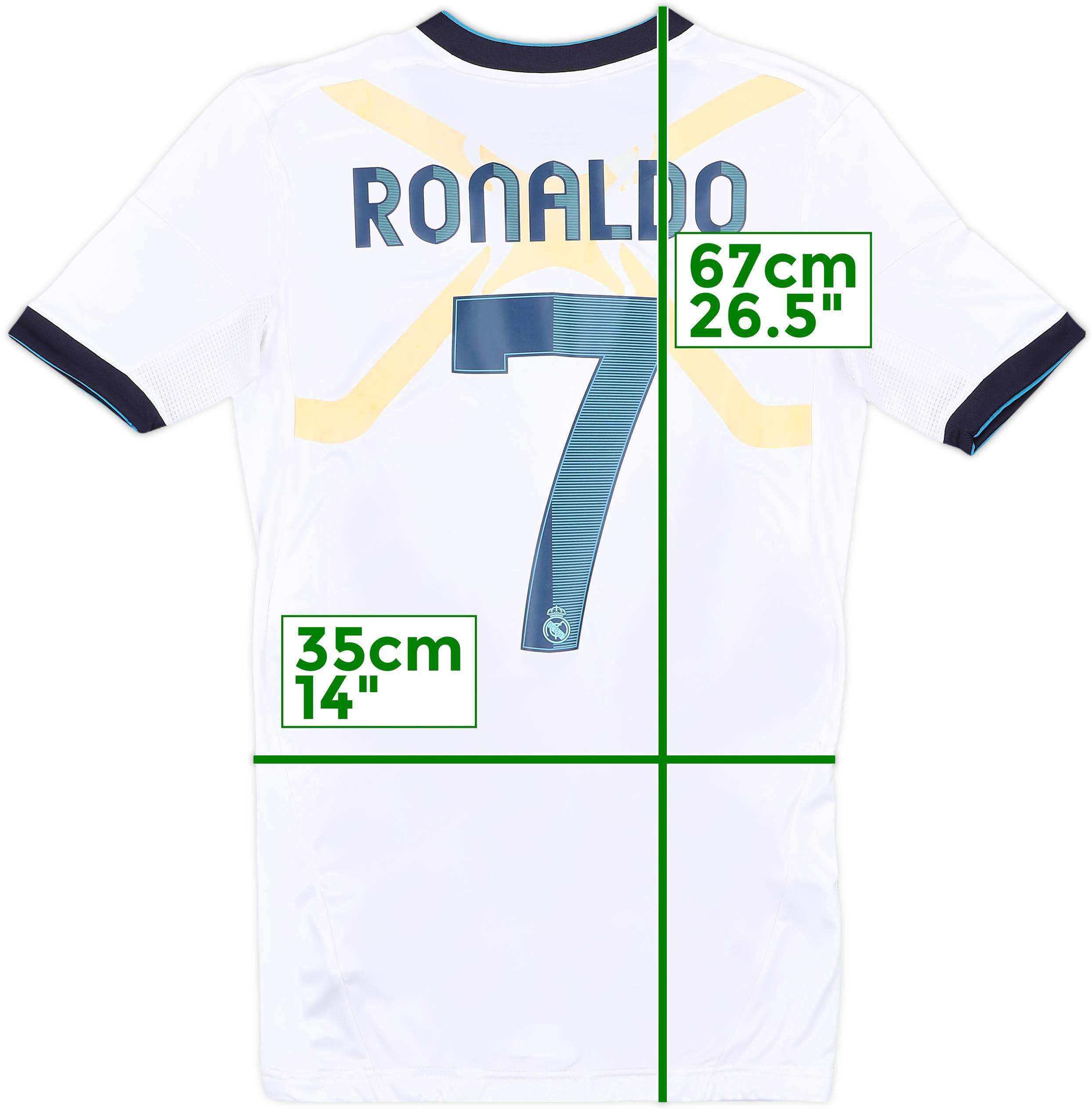 高評価！ 2012-13 Ronaldo Shirt Home TechFit Issue Player Madrid Real ウェア