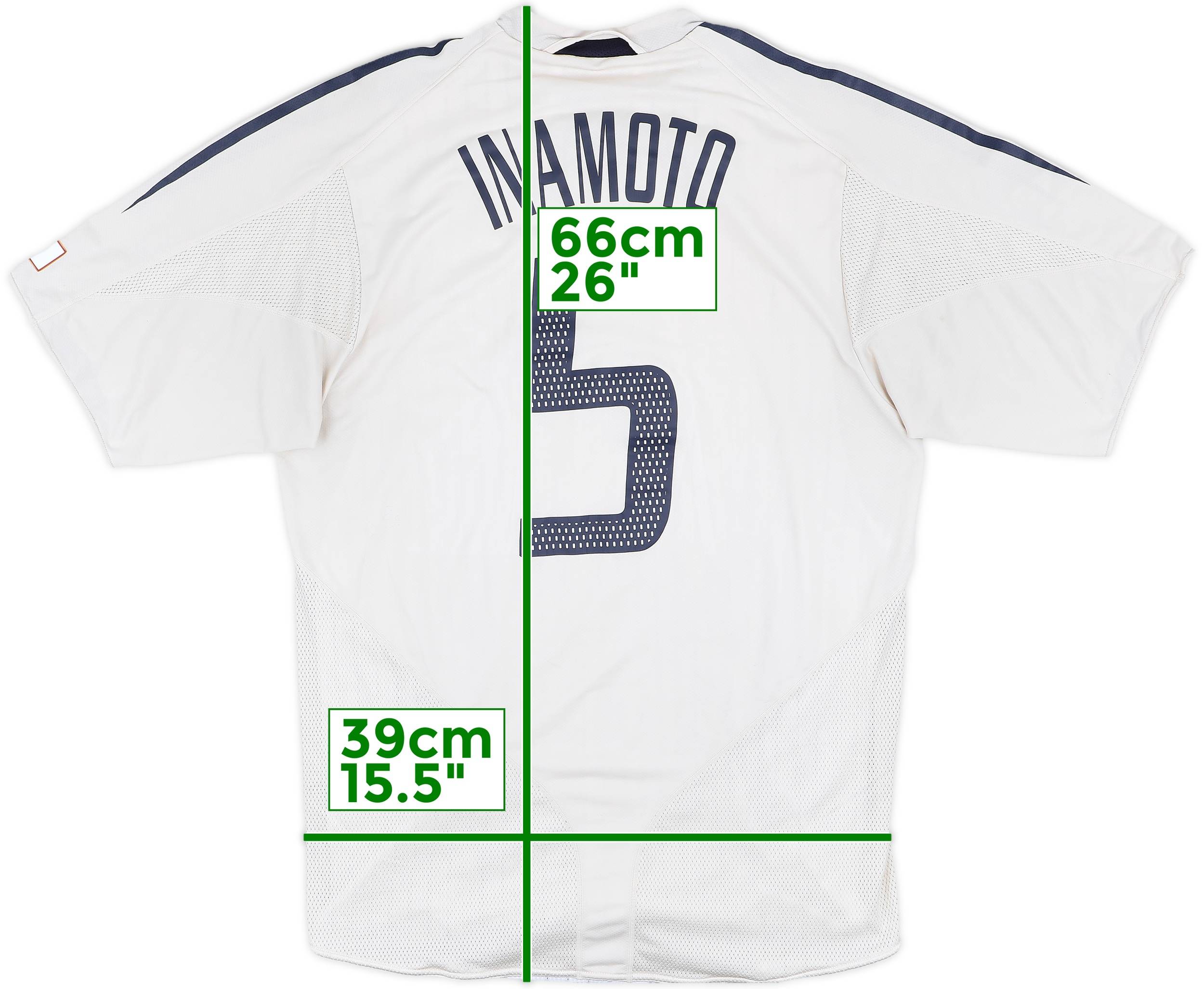 Inamoto Japan jersey Player Issue 2002 2002 Authentic Medium