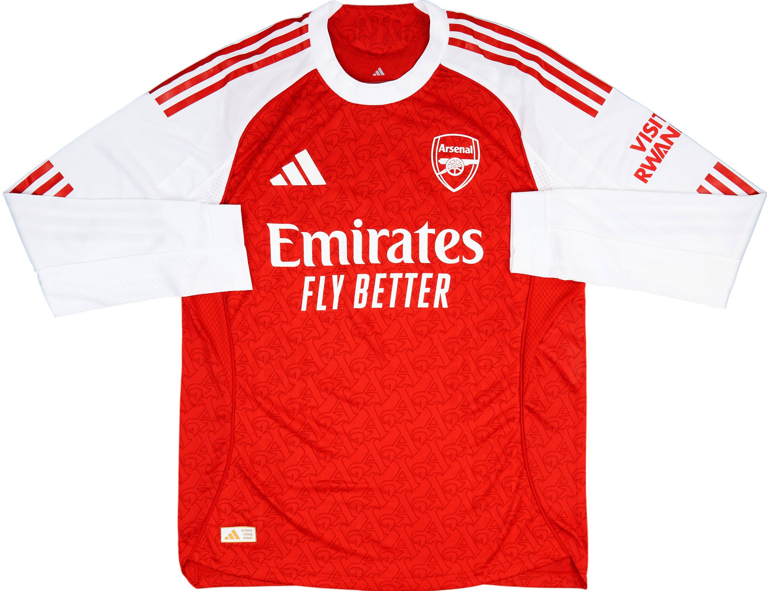 2025-26 Arsenal Authentic Home L/S Shirt Rice #41