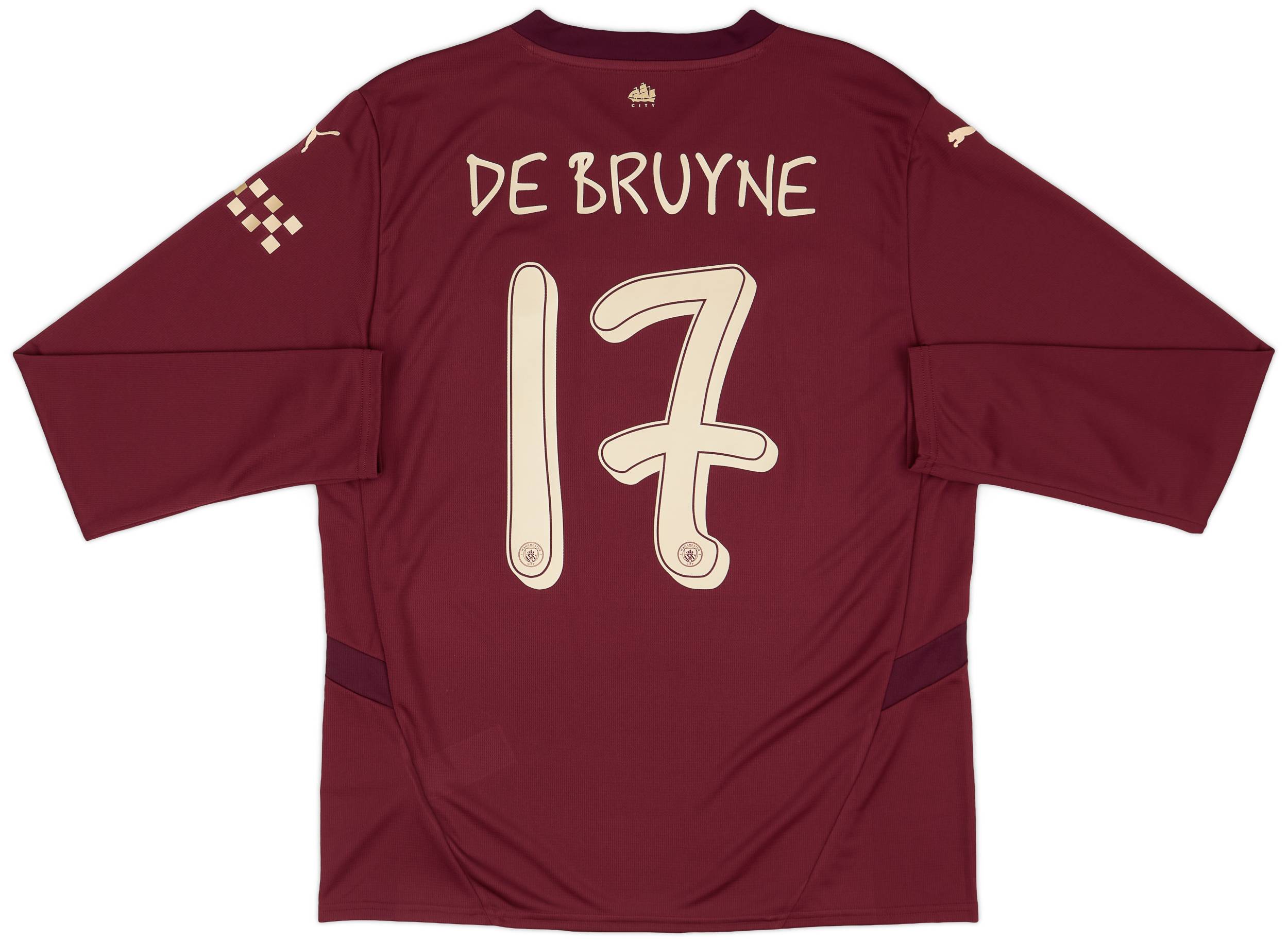 2024-25 Manchester City Third L/S Shirt De Bruyne #17