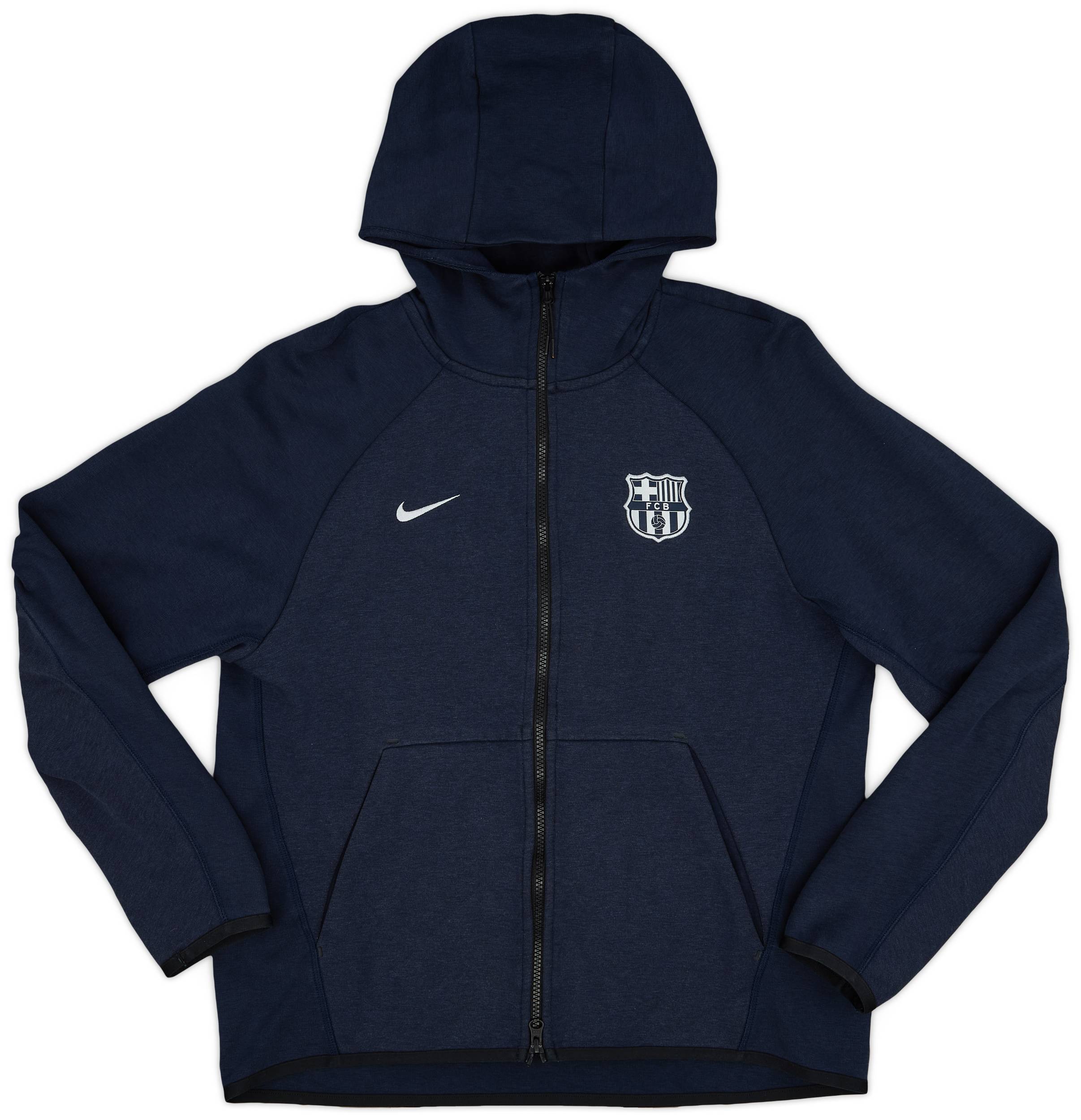 売上実績NO.1 2018-19 Barcelona Nike Hooded Track Jacket - 10/10 - (M) ウェア